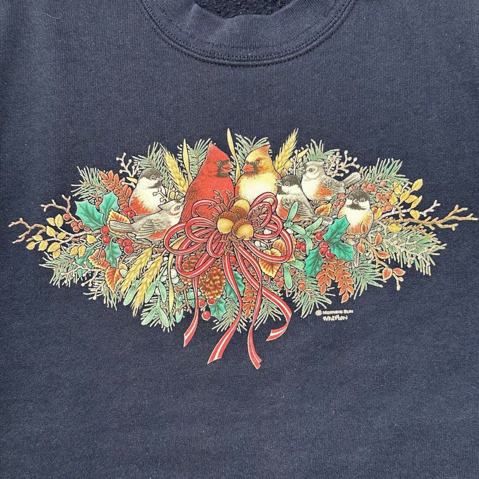 Other Vintage Morning Sun Whitton Large Cardinal Bird Sweatshirt Size L / US 10 / IT 46 - 4 Thumbnail