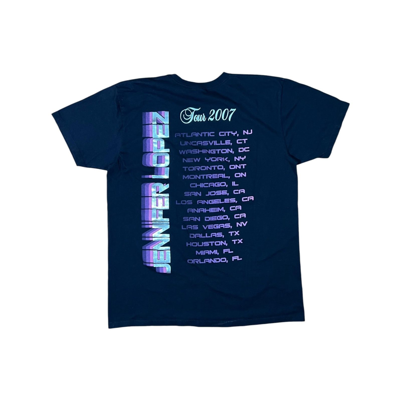 Band Tees × Vintage Vintage 2007 Jennifer Lopez JLo Do It Well tour tee (L) Size US L / EU 52-54 / 3 - 7 Thumbnail