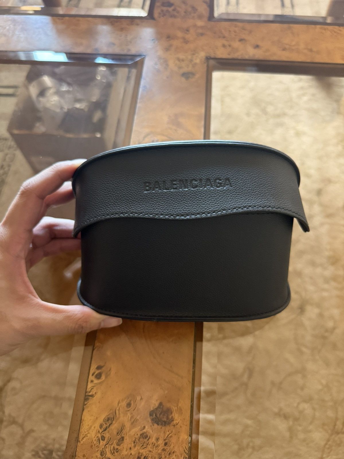 Balenciaga Balenciaga Spike Rectangle Glasses Orange Size ONE SIZE - 7 Thumbnail
