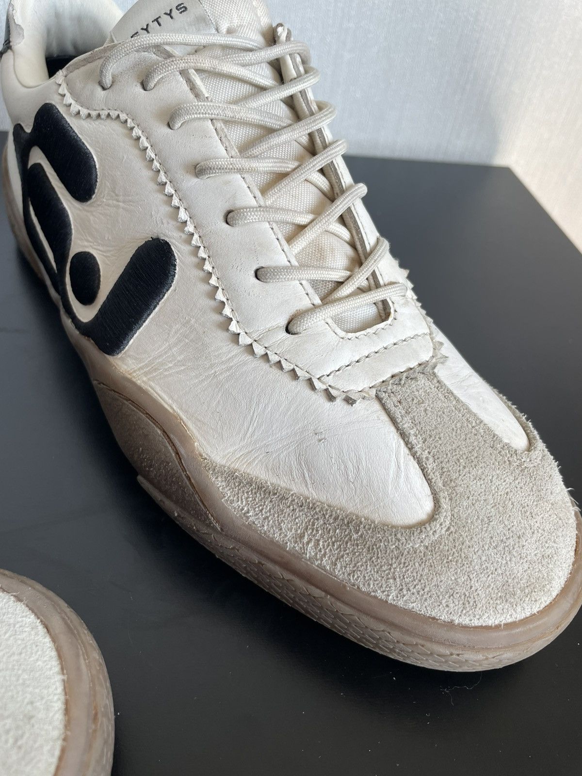 Eytys Eytys Santos Skate Shoes Sneakers Leather White Y2k Size US 10.5 / EU 43-44 - 16 Thumbnail