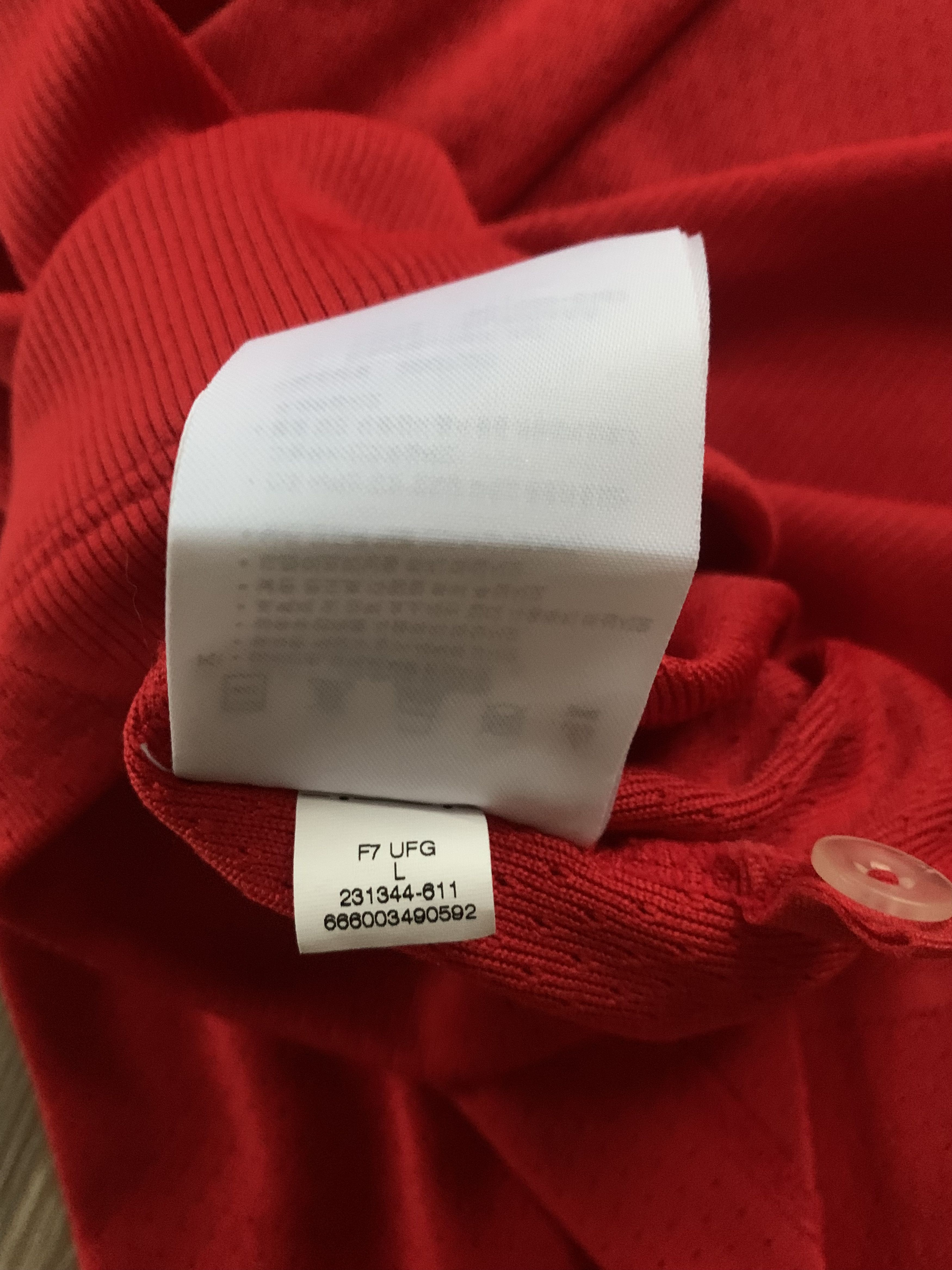 Nike Mens Nike Red Golf Polo Shirt Fit Dry Size US L / EU 52-54 / 3 - 9 Thumbnail