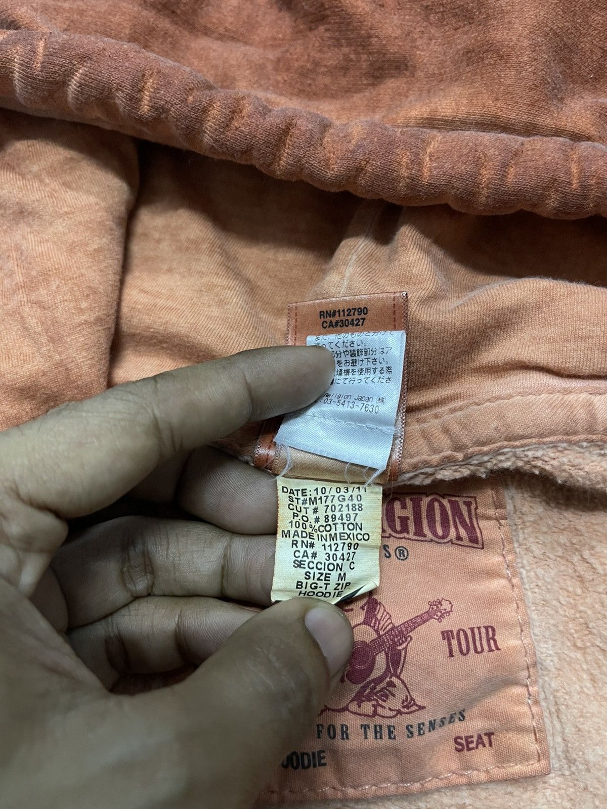 True Religion 2000s TRUE RELIGION BIG T-ZIP HOODIE RARE COLOUR Size US M / EU 48-50 / 2 - 16 Thumbnail