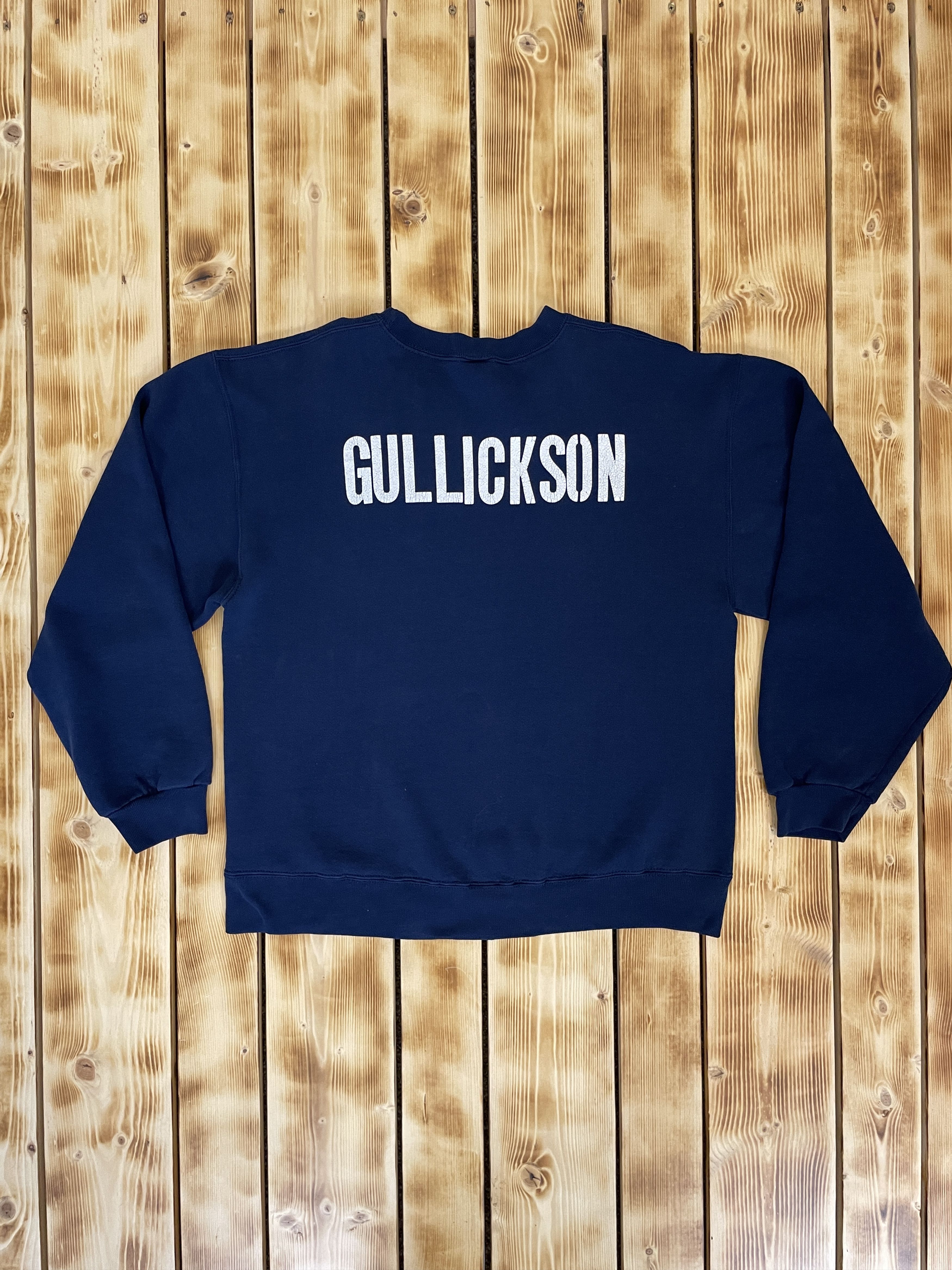 Russell Athletic Vintage Russell Athletic "GULLICKSON" Blank Sweatshirt Blue Size US L / EU 52-54 / 3 - 8 Thumbnail