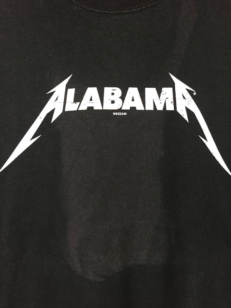 NCAA Alabama Metallica Font Parody Tee Weezabi Collegiate Apparel Size US M / EU 48-50 / 2 - 5 Thumbnail