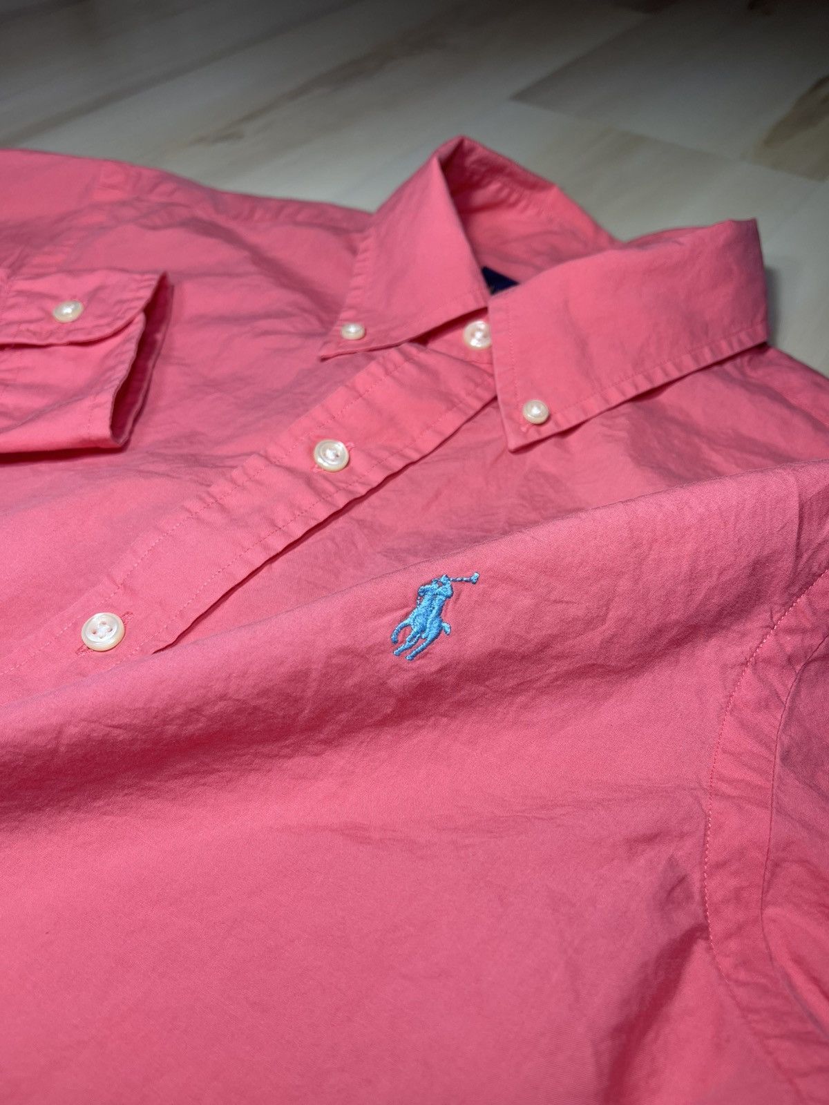 Polo Ralph Lauren Polo Ralph Lauren Slim Fit Twill Shirt Men’s Sz S Sunset Red Size US S / EU 44-46 / 1 - 1 Thumbnail