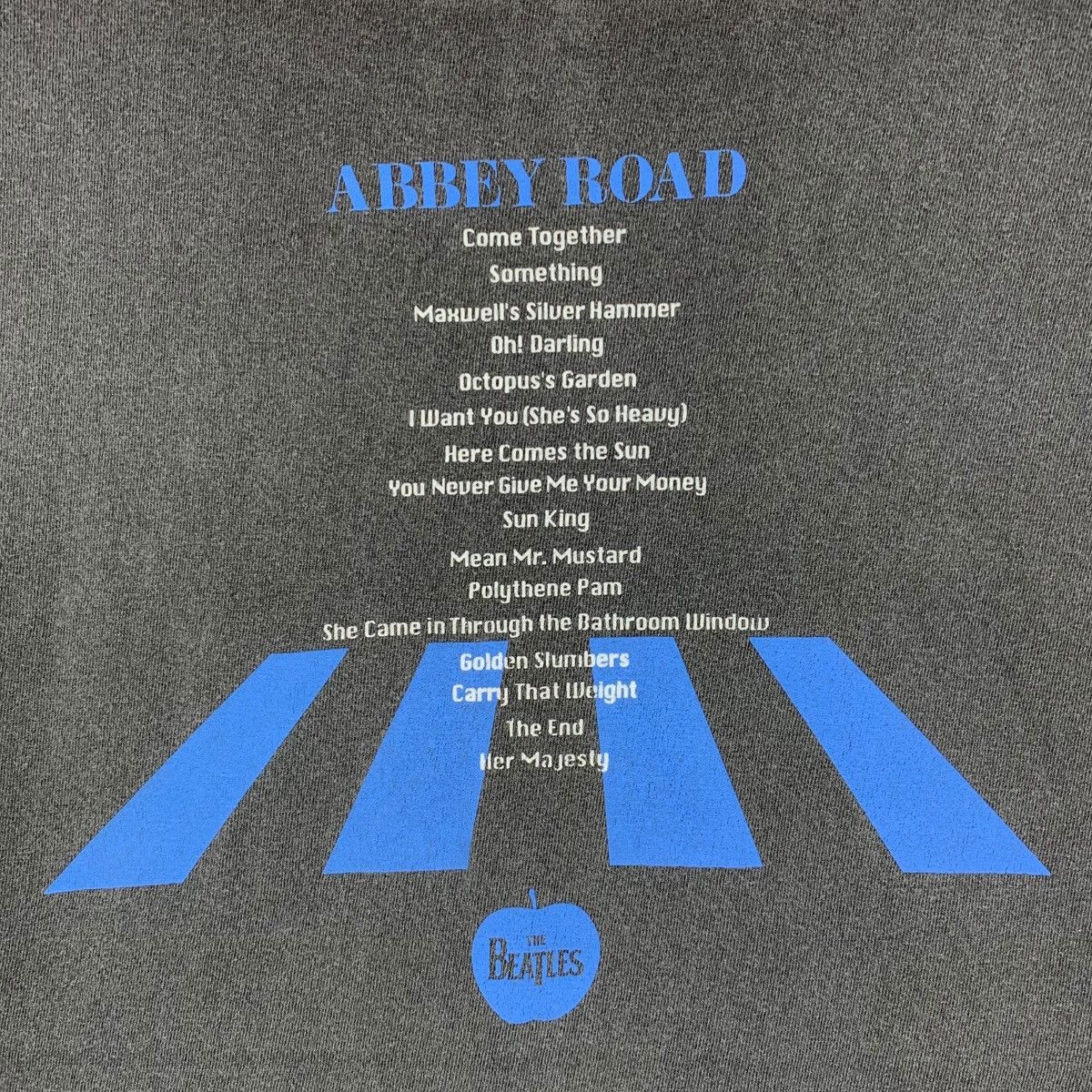 Vintage THE BEATLES Abbey Road English Rock Album Apple T-Shirt Size US M / EU 48-50 / 2 - 5 Thumbnail