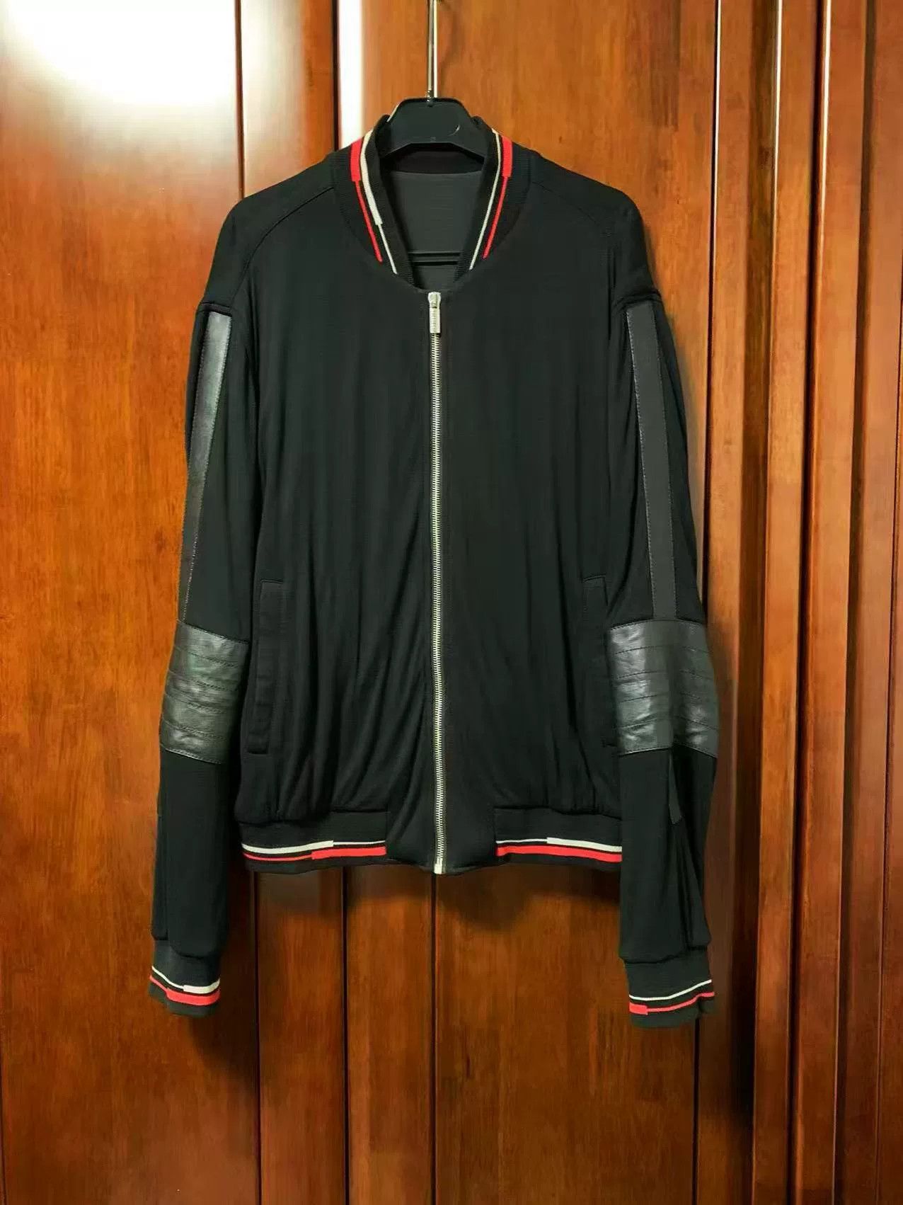 Japanese Brand Versace Men's Leather Panel Jacket Size US L / EU 52-54 / 3 - 1 Thumbnail