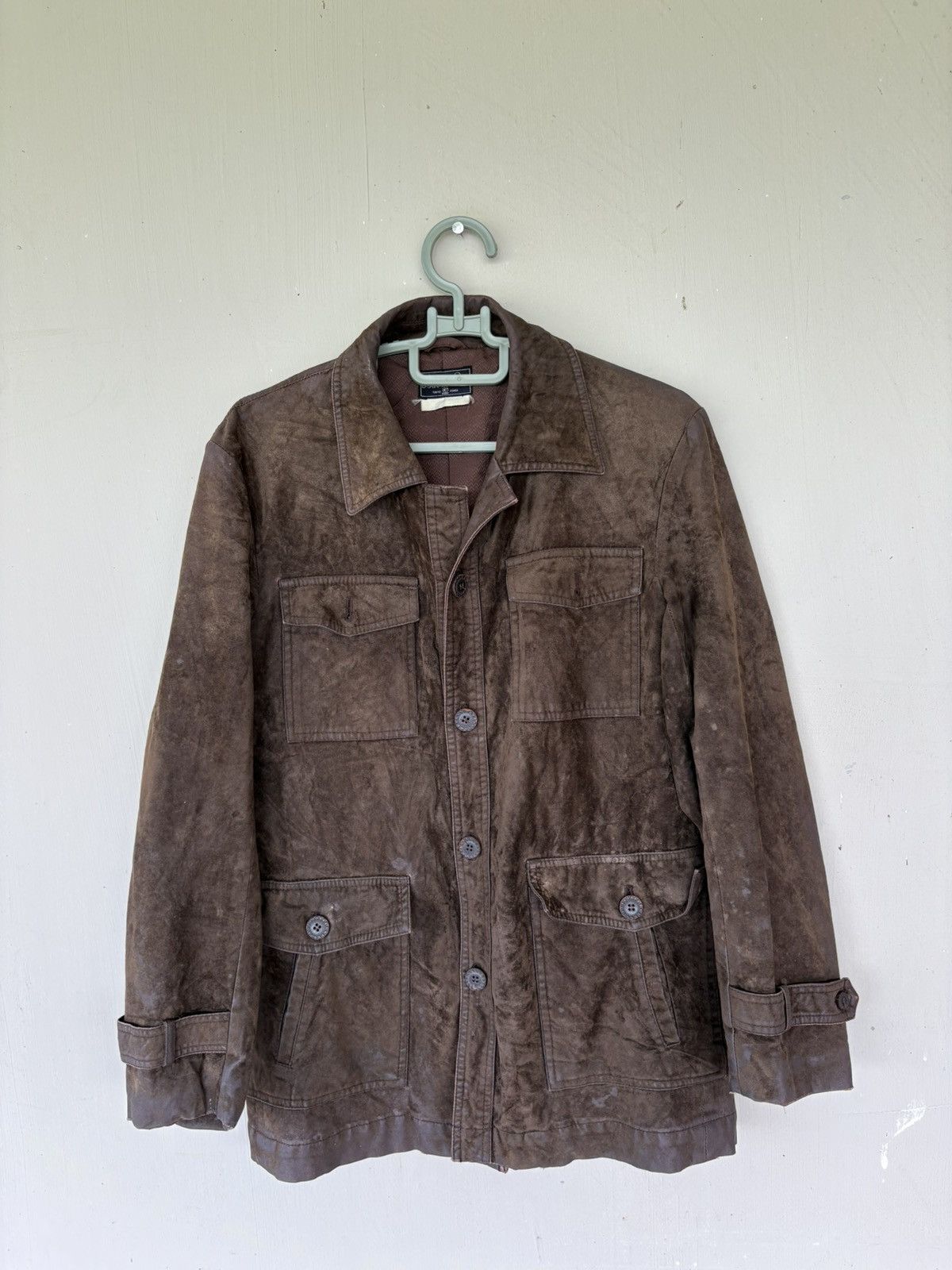 Japanese Brand Vintage Bar Le Duc Brown Suede Jacket Made in Japan Size US M / EU 48-50 / 2 - 1 Thumbnail