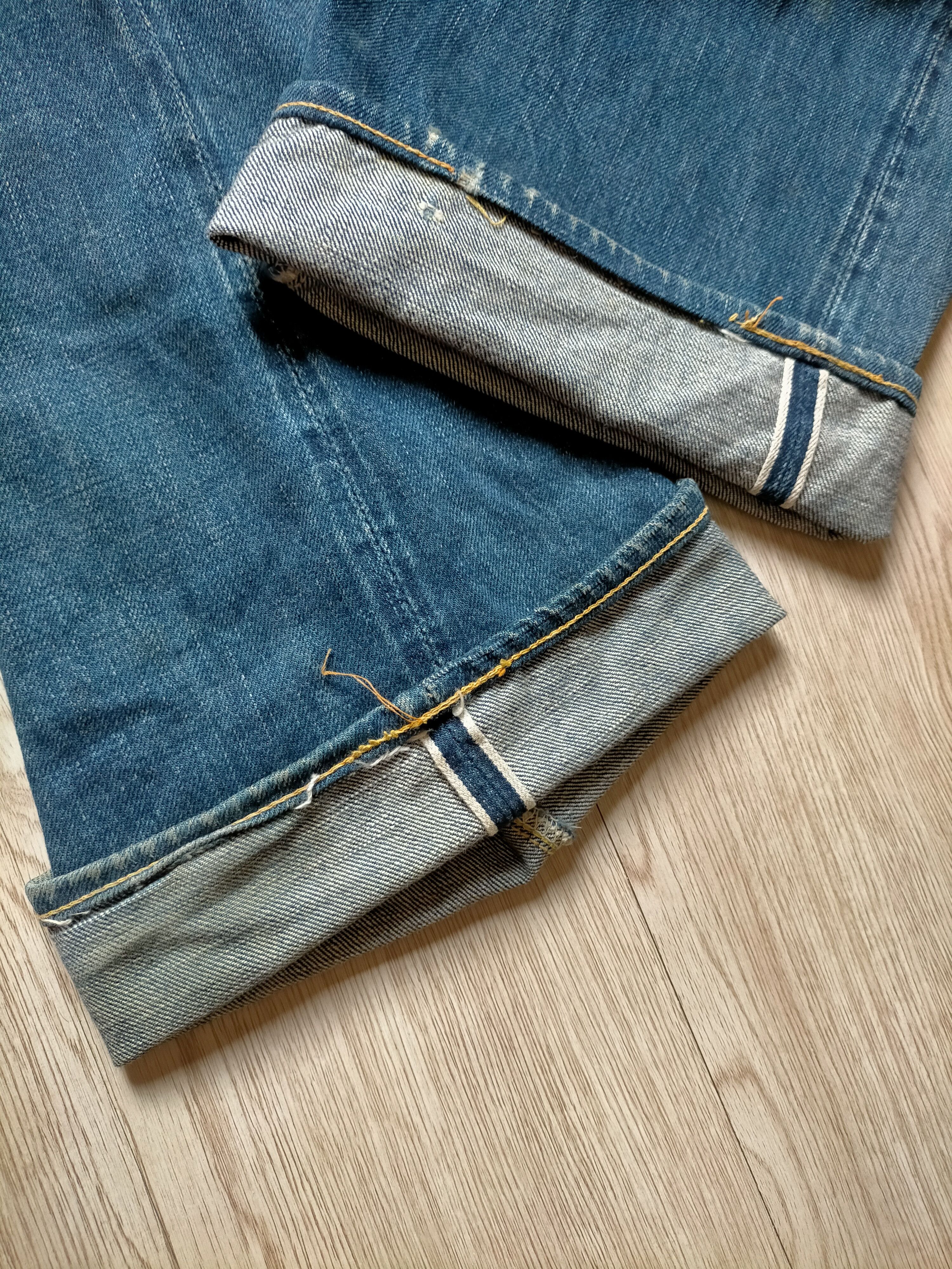 Full Count & Co. Vintage 90s Full Count & Co Selvedge Bush Pants Denim Japan Size US 34 / EU 50 - 15 Thumbnail