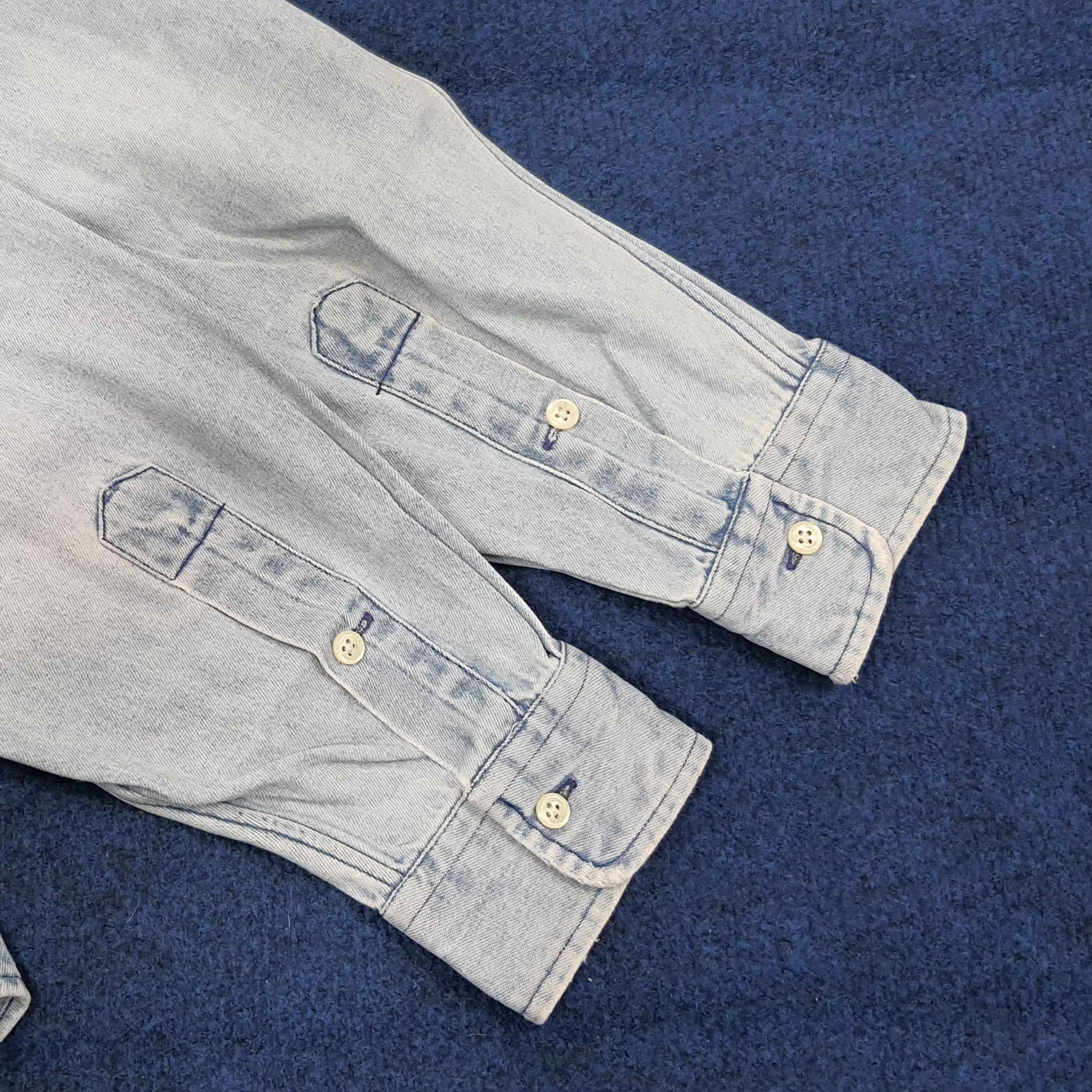 Ralph Lauren Vintage Ralph Lauren Denim Button Up Shirt C267N27 Size US XL / EU 56 / 4 - 6 Thumbnail