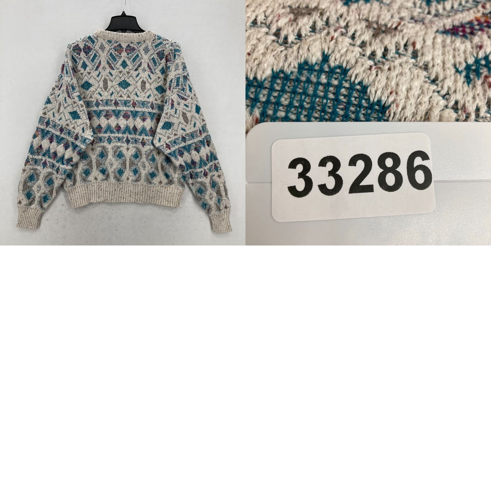 Croft & Barrow Vintage Croft & Barrow 3D Knit Sweater Mens XL Southwestern Geometric Knit USA Size US XL / EU 56 / 4 - 9 Thumbnail