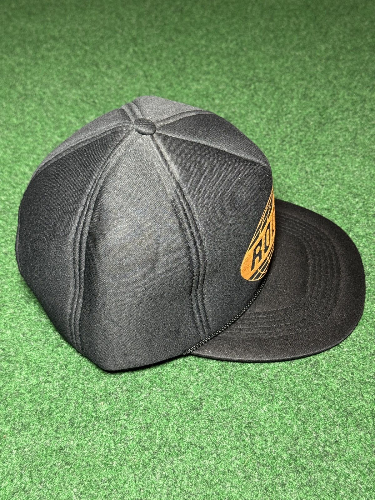 Vintage Rogers Vintage Black Trucker Foam 90s Double Snapback Hat Size ONE SIZE - 2 Thumbnail