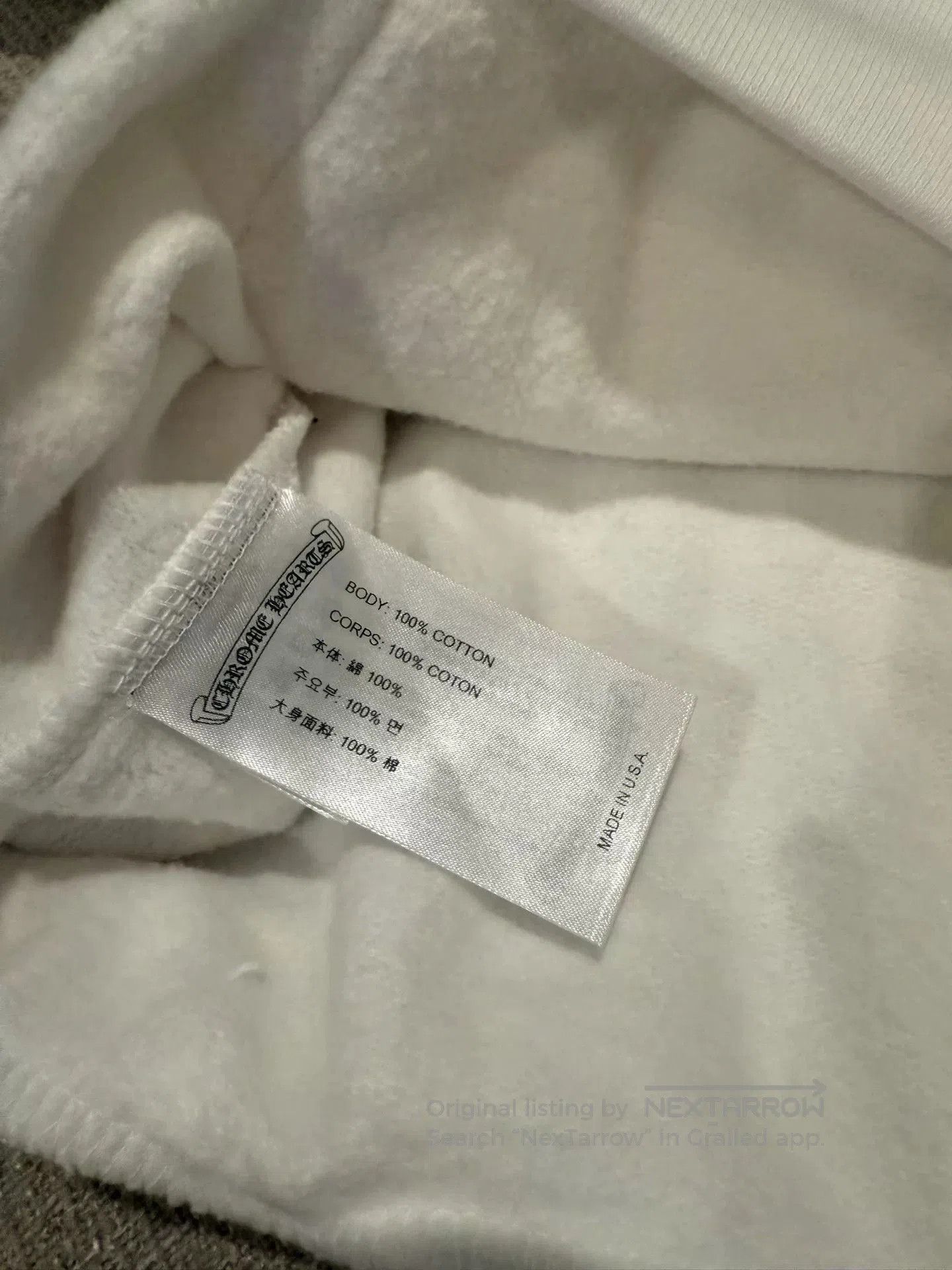 Chrome Hearts Chrome Hearts White Unisex Sweatshirt. Size US M / EU 48-50 / 2 - 4 Thumbnail