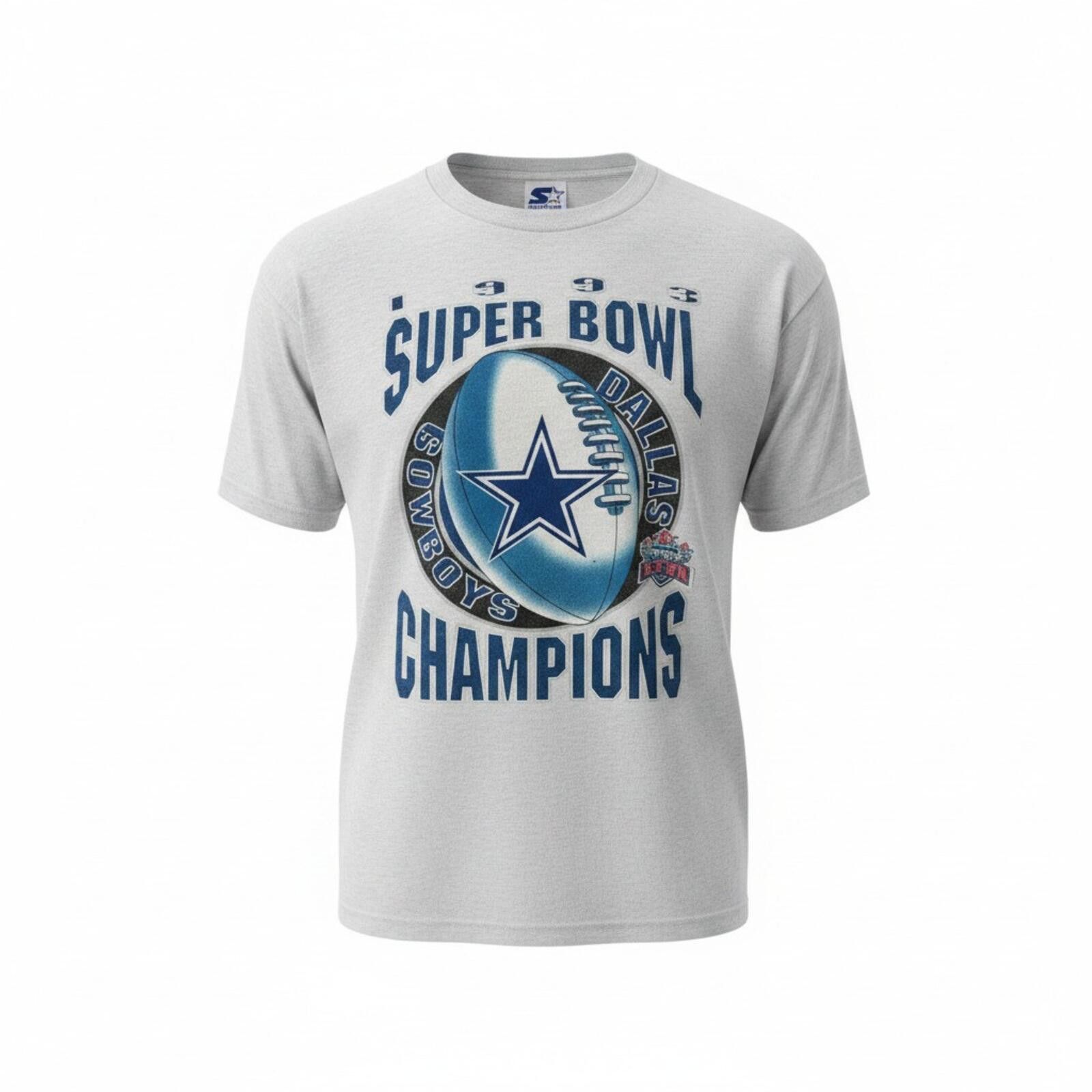 Starter Starter Dallas Cowboys T-Shirt Men's UK Size XL Grey Size US XL / EU 56 / 4 - 1 Thumbnail