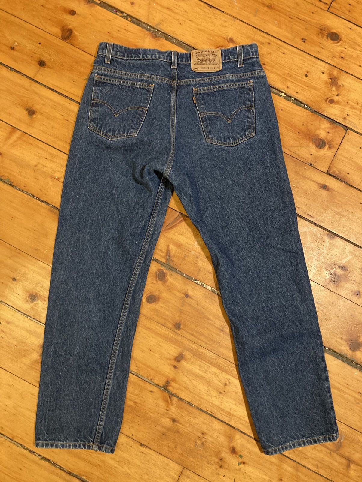 Levi's Levi’s 505 36x29 Orange Tab 1995 Size US 36 / EU 52 - 2 Thumbnail