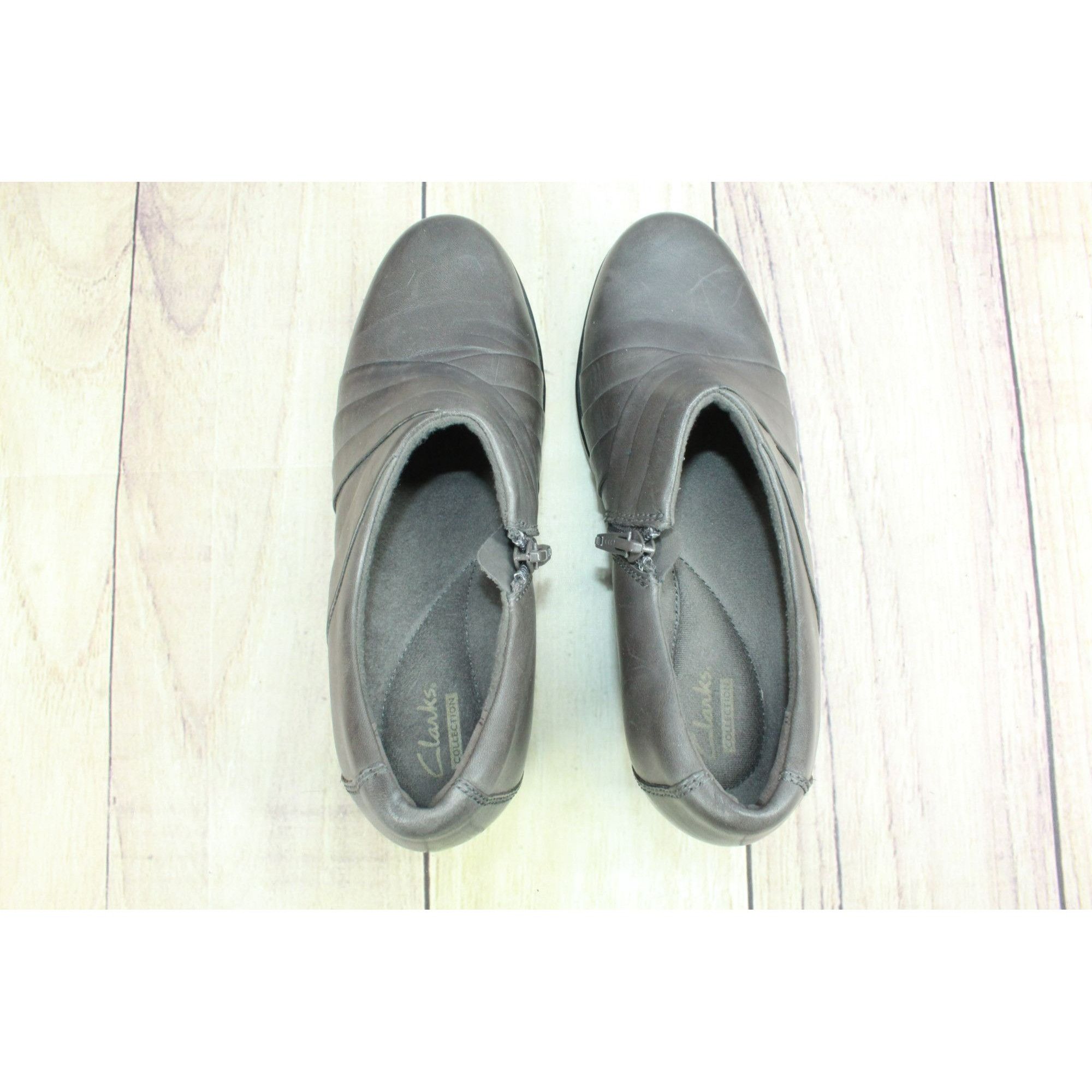 Clarks Clarks Genette Bend Women's Side Zip Dress Block Heel Shoes Size US 7 / IT 37 - 7 Thumbnail
