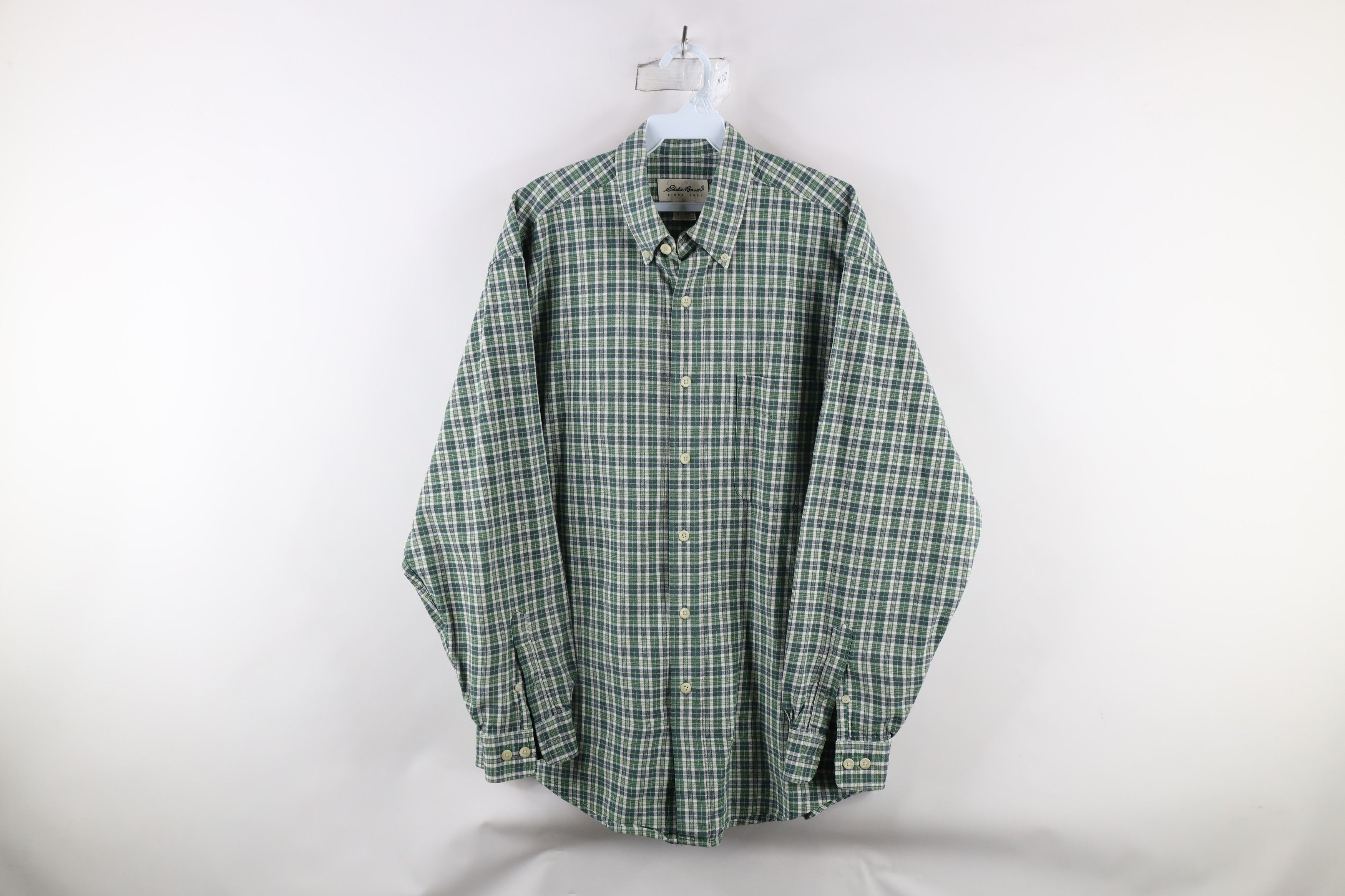 Eddie Bauer × Vintage Vintage 90s Eddie Bauer Heavyweight Button Down Shirt Size US M / EU 48-50 / 2 - 1 Thumbnail