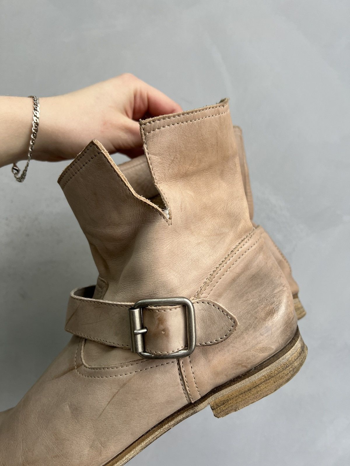 Guidi Guidi style lewther ankle belted leather boots avant garde Size US 8 / EU 41 - 4 Thumbnail