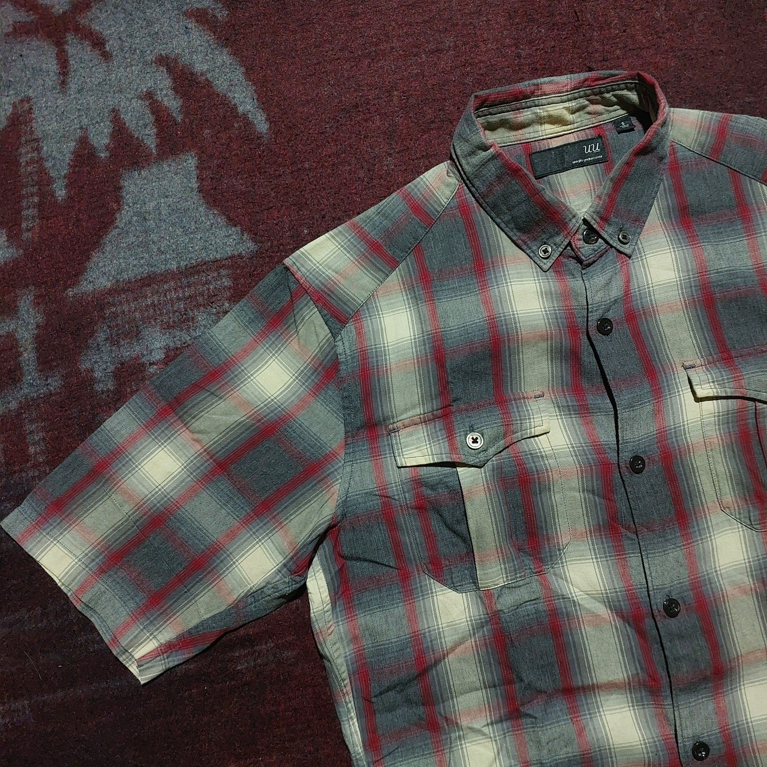 Undercover × Uniqlo Uniqlo x Undercover red line plaid shirt Size US S / EU 44-46 / 1 - 4 Thumbnail
