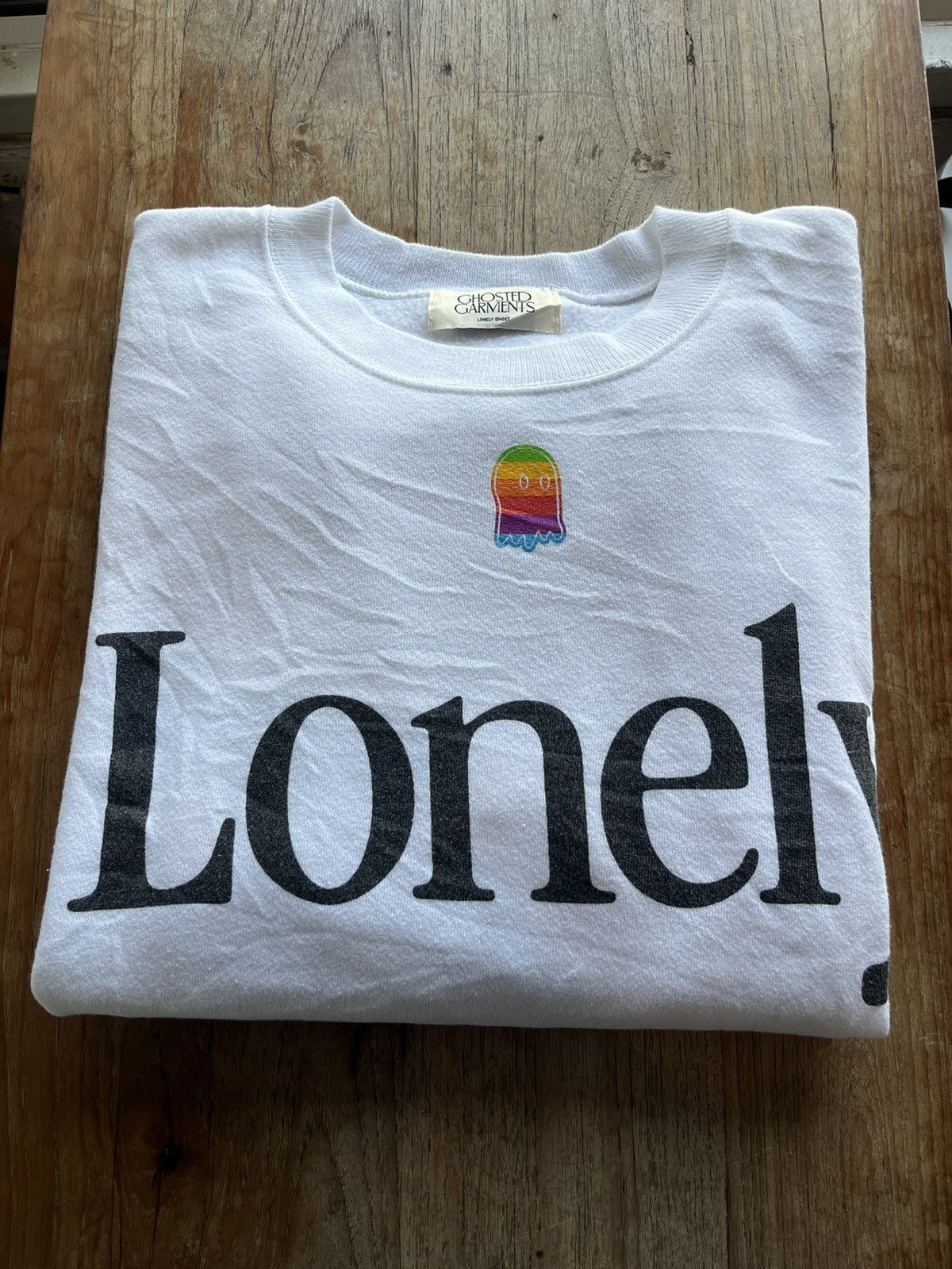 Lonely Ghost Apple Crewneck shops