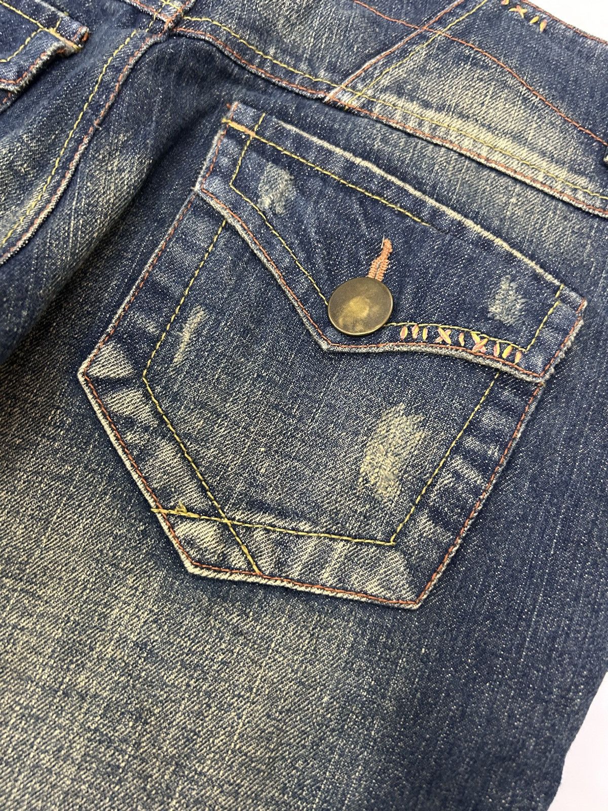 Japanese Brand × Vintage Vintage Japanese Denim Mud Wash Jeans Size US 32 / EU 48 - 13 Thumbnail