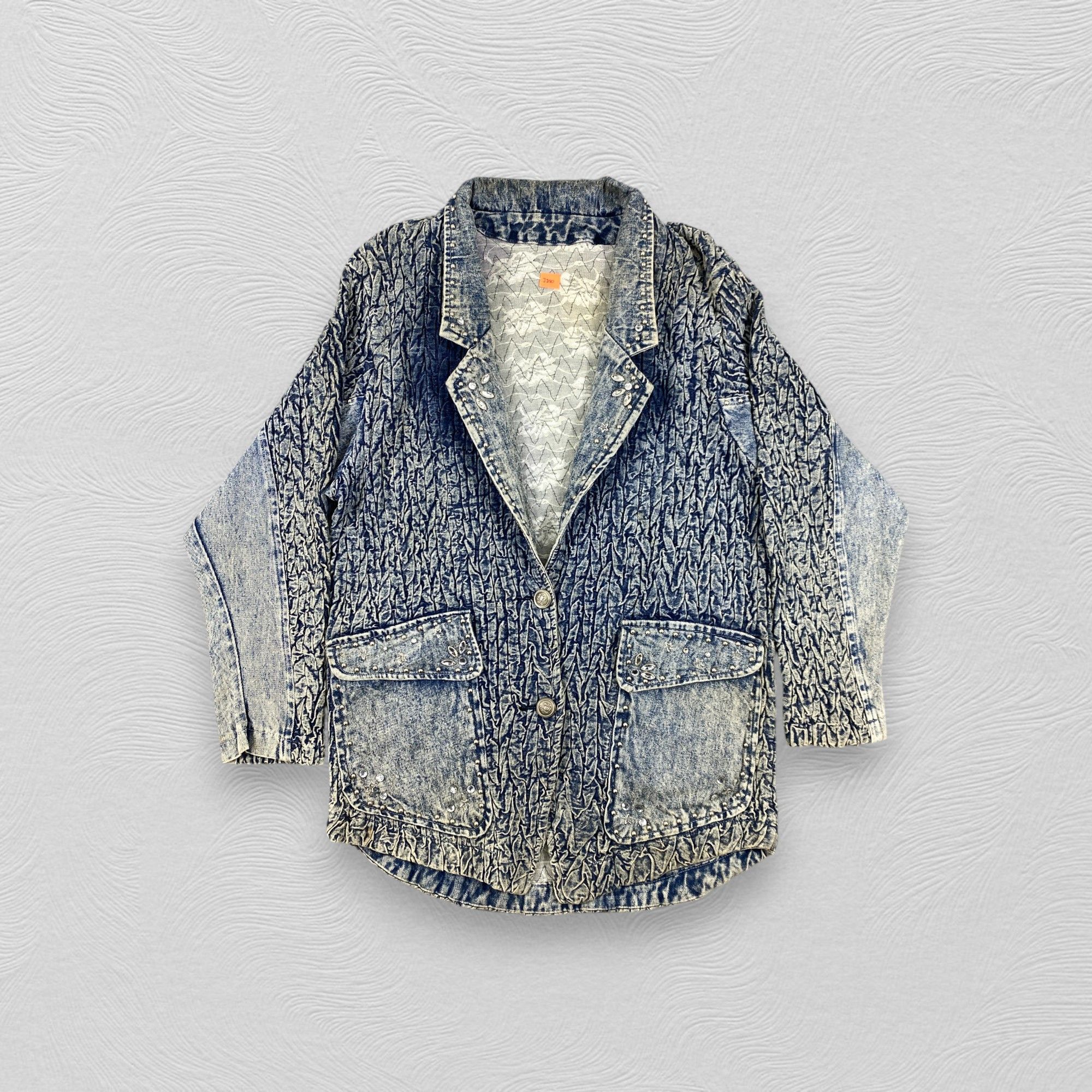 Kapital Vintage Acid Wash Denim kapital style Jacket- J250 Size US M / EU 48-50 / 2 - 1 Thumbnail
