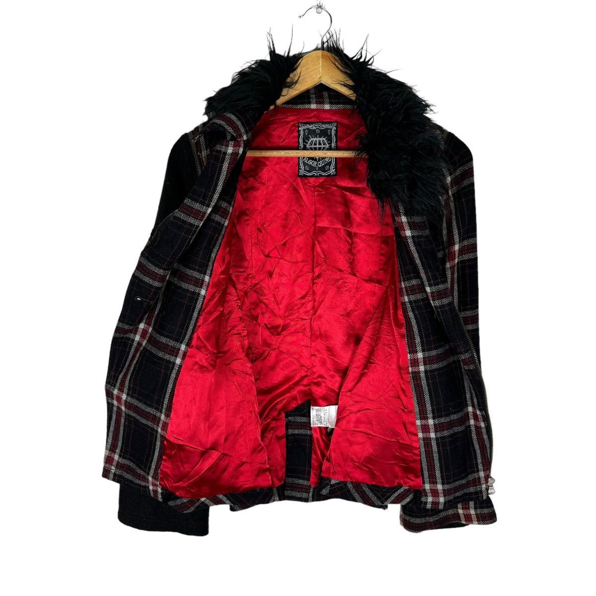 Beauty Beast ☀️ALGONQUINS FUR TARTAN DETACHABLE SLLEVE JACKET Size M / US 6-8 / IT 42-44 - 10 Thumbnail
