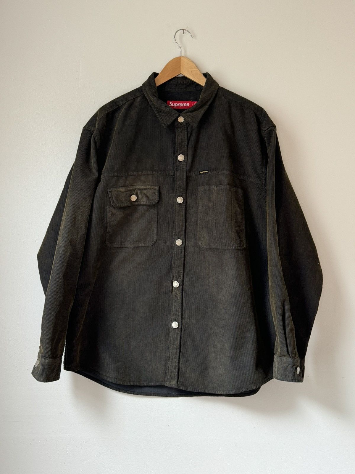 Supreme Supreme “Washed Corduroy Shirt” - Brown / Large Size US L / EU 52-54 / 3 - 1 Thumbnail