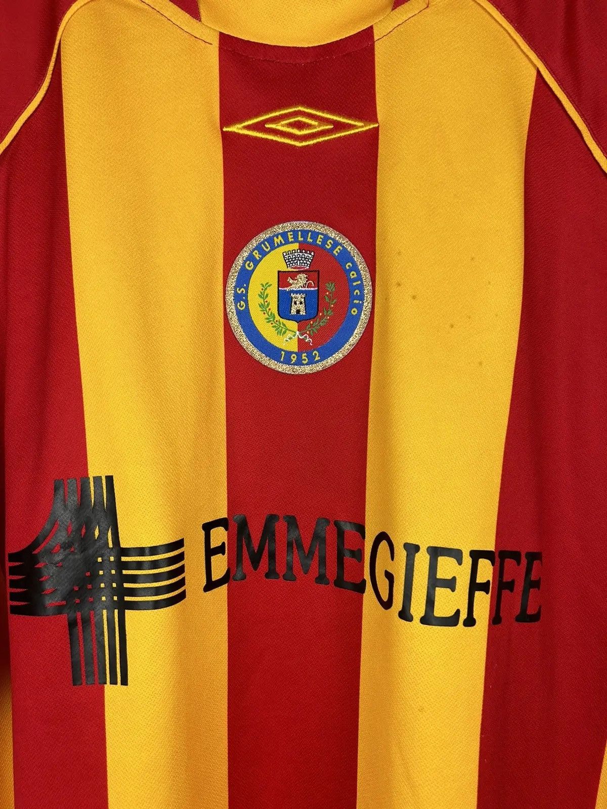 Vintage Vintage Umbro Grumellese Home Kit #16 Player Issue Jersey Size US XL / EU 56 / 4 - 2 Thumbnail