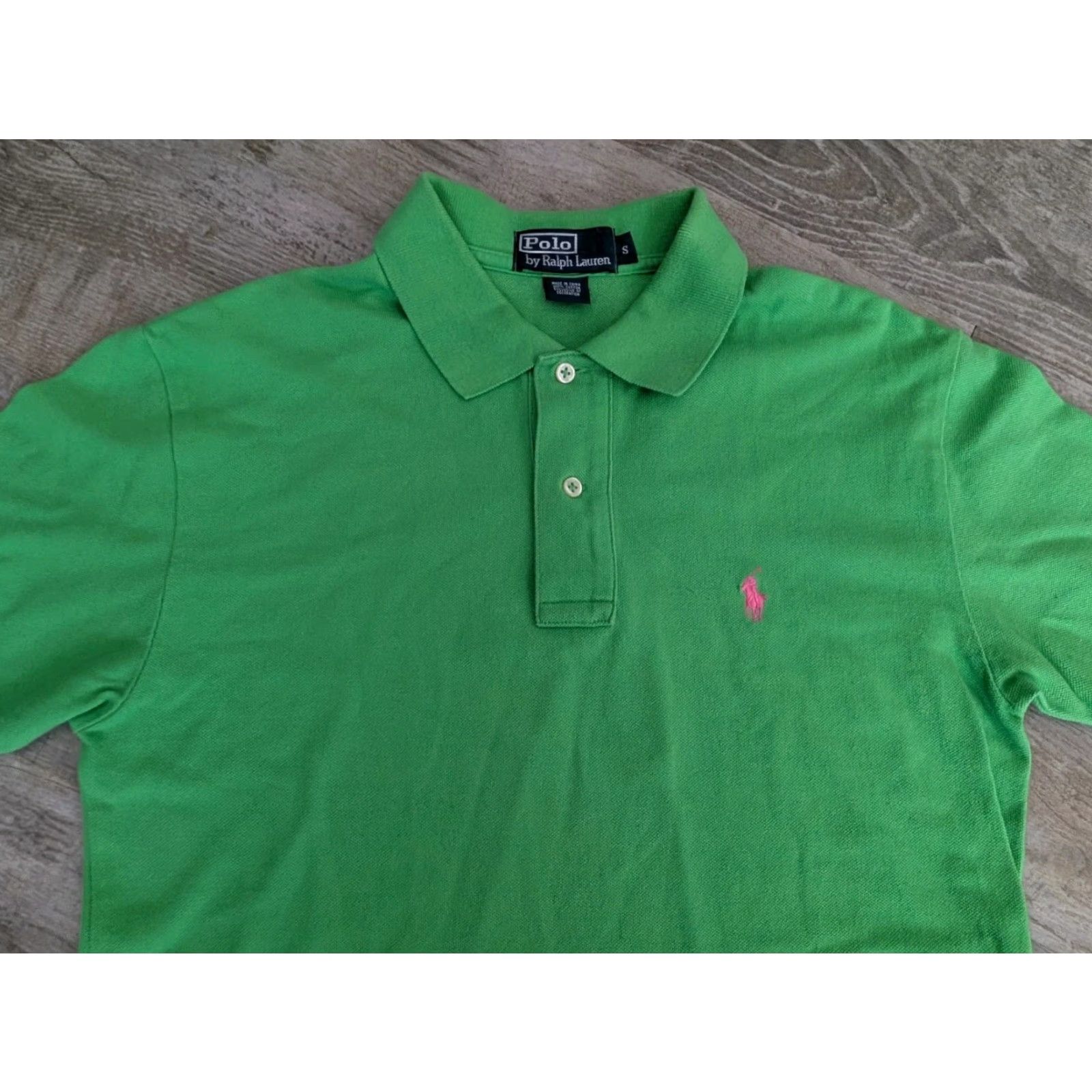 Polo Ralph Lauren Polo Ralph Lauren Shirt Mens S Green Golf Polo Pony Short Sleeve Cotton Pique Embroidered Logo Size US S / EU 44-46 / 1 - 2 Thumbnail