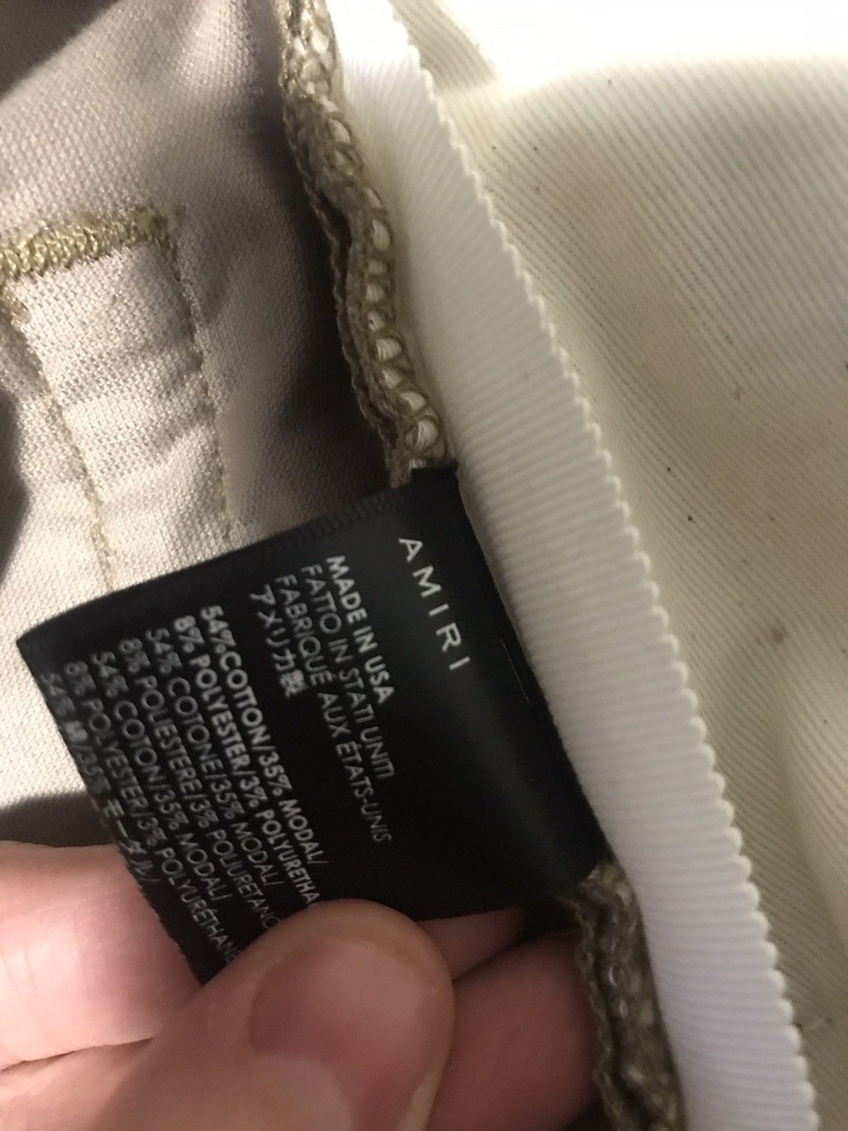 Amiri Amiri beige velvet trousers Size US 36 / EU 52 - 5 Thumbnail
