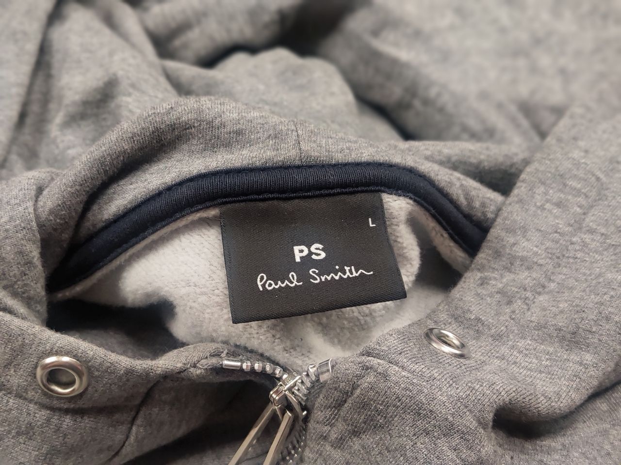 Paul Smith Paul Smith Design Grey Zip Zebra Logo Hoodie Sweatshirt Size US L / EU 52-54 / 3 - 17 Thumbnail