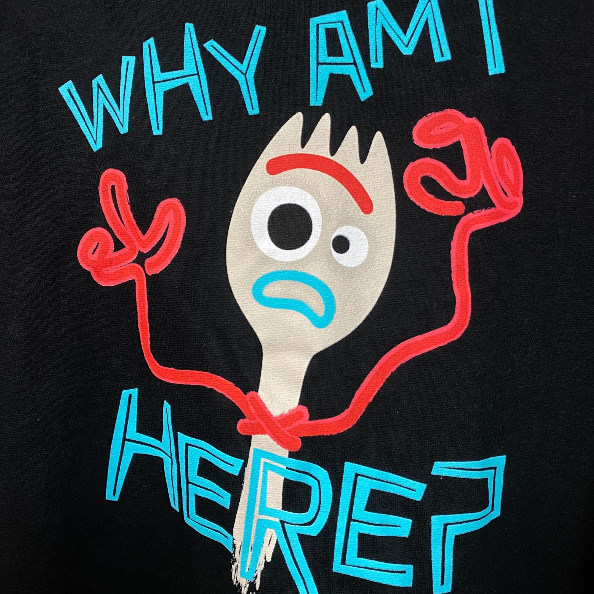 Disney Forky Why Am I Here? Toy Story 4 Disney Pixar Hoodie Medium Size US M / EU 48-50 / 2 - 2 Thumbnail