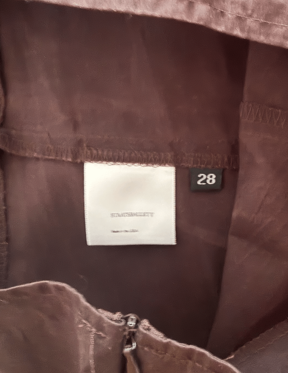 Staatsballett Staatsballett Waxed Poplin Skirt Size 28" / US 6 / IT 42 - 2 Thumbnail