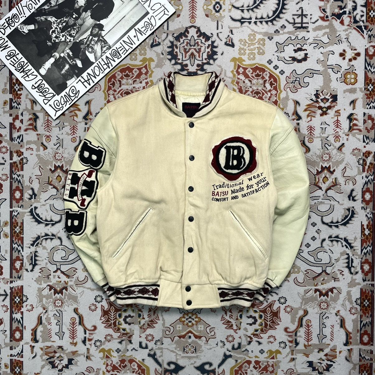 Designer × Japanese Brand Vintage Ba-Tsu Studio Varsity Jacket Size US M / EU 48-50 / 2 - 2 Thumbnail