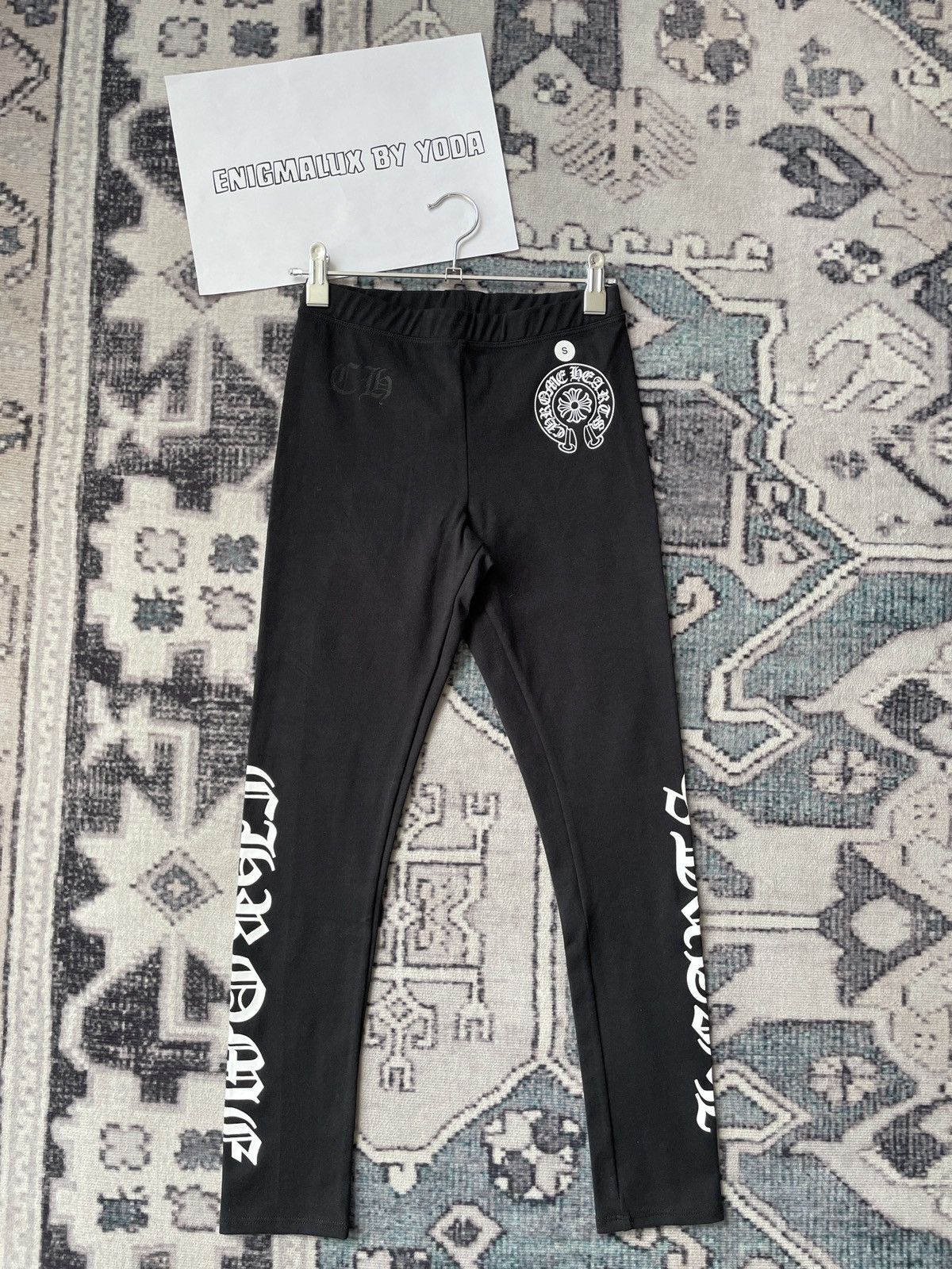 image of Chrome Hearts Legging in Black, Women's (Size 28)