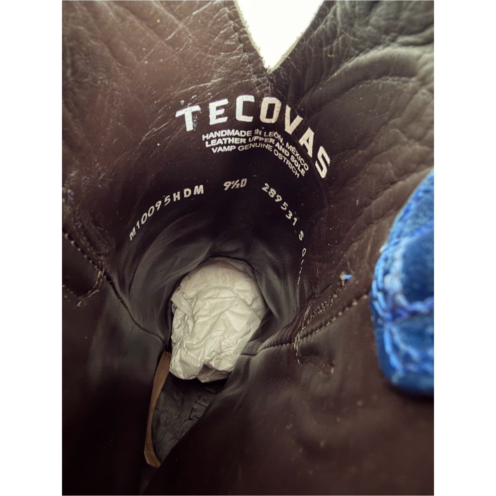 Tecovas NEW TECOVAS THE EMMITT II HAZELNUT QUILL OSTRICH BOOTS READ Size US 9 / EU 42 - 9 Thumbnail