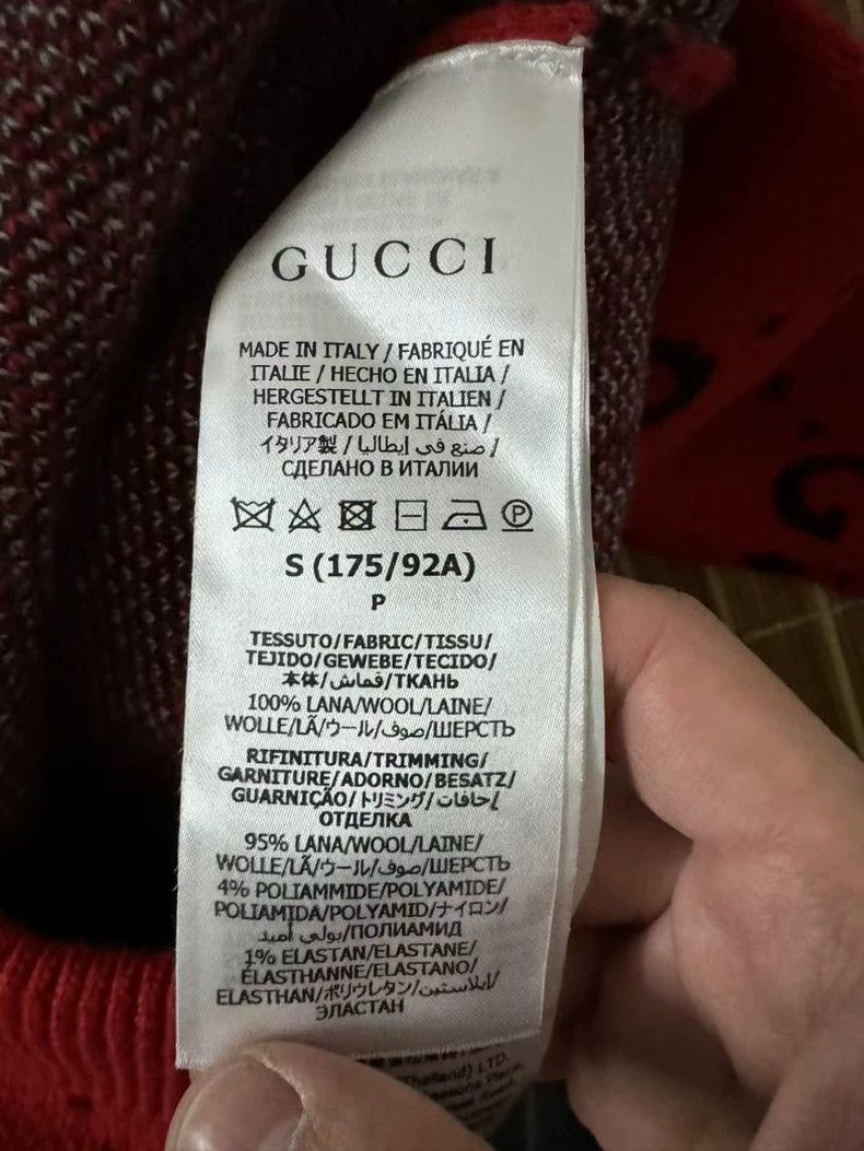 Gucci Gucci Red double g squirrel sweater 2501-Nextarrow Size US S / EU 44-46 / 1 - 3 Thumbnail