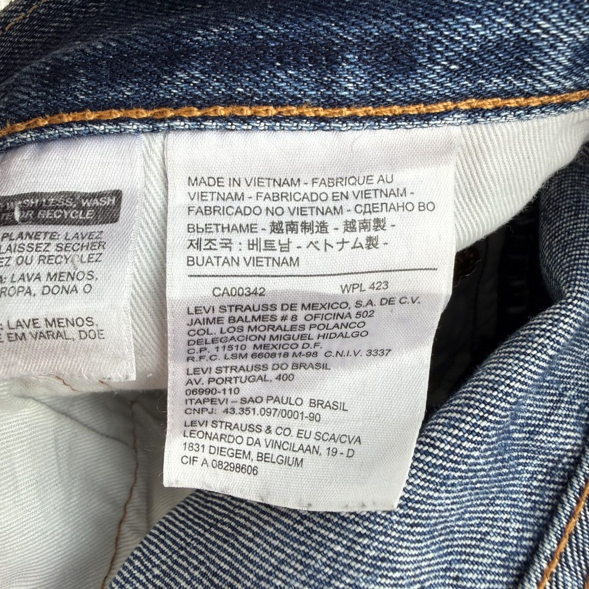 Levi's W33 LEVI'S 505 MUD WASHED DENIM RIPPE JEAN PANTS Size US 33 - 14 Thumbnail