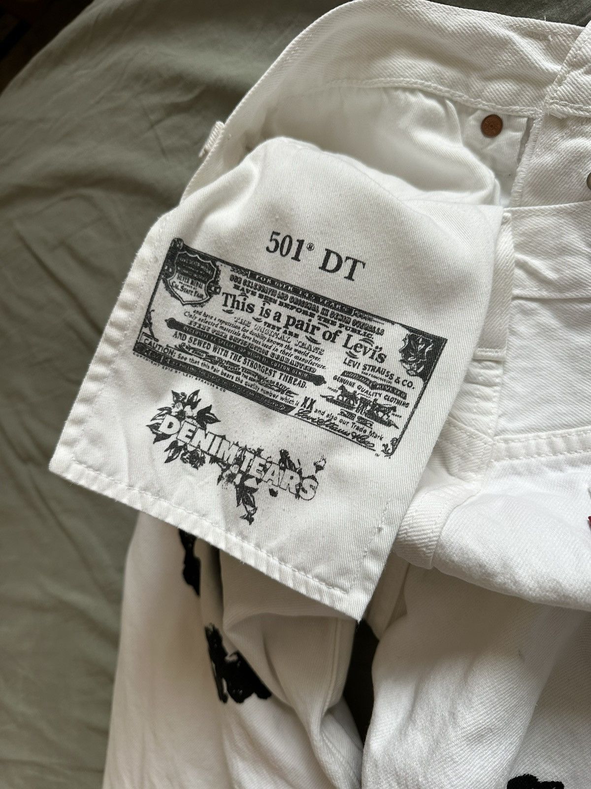 DENIM TEARS Levi’s 501 x Denim Tears Size US 30 / EU 46 - 5 Thumbnail