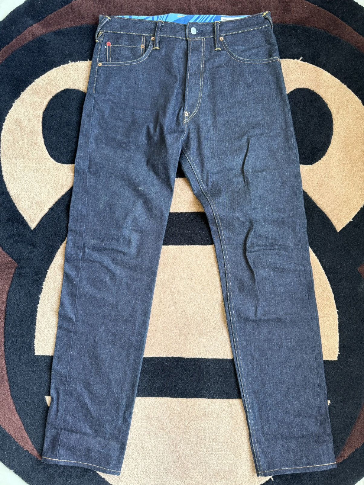 Evisu EVISU “道楽”camo daicock style denim jeans！size：32x34 Size US 32 / EU 48 - 2 Thumbnail
