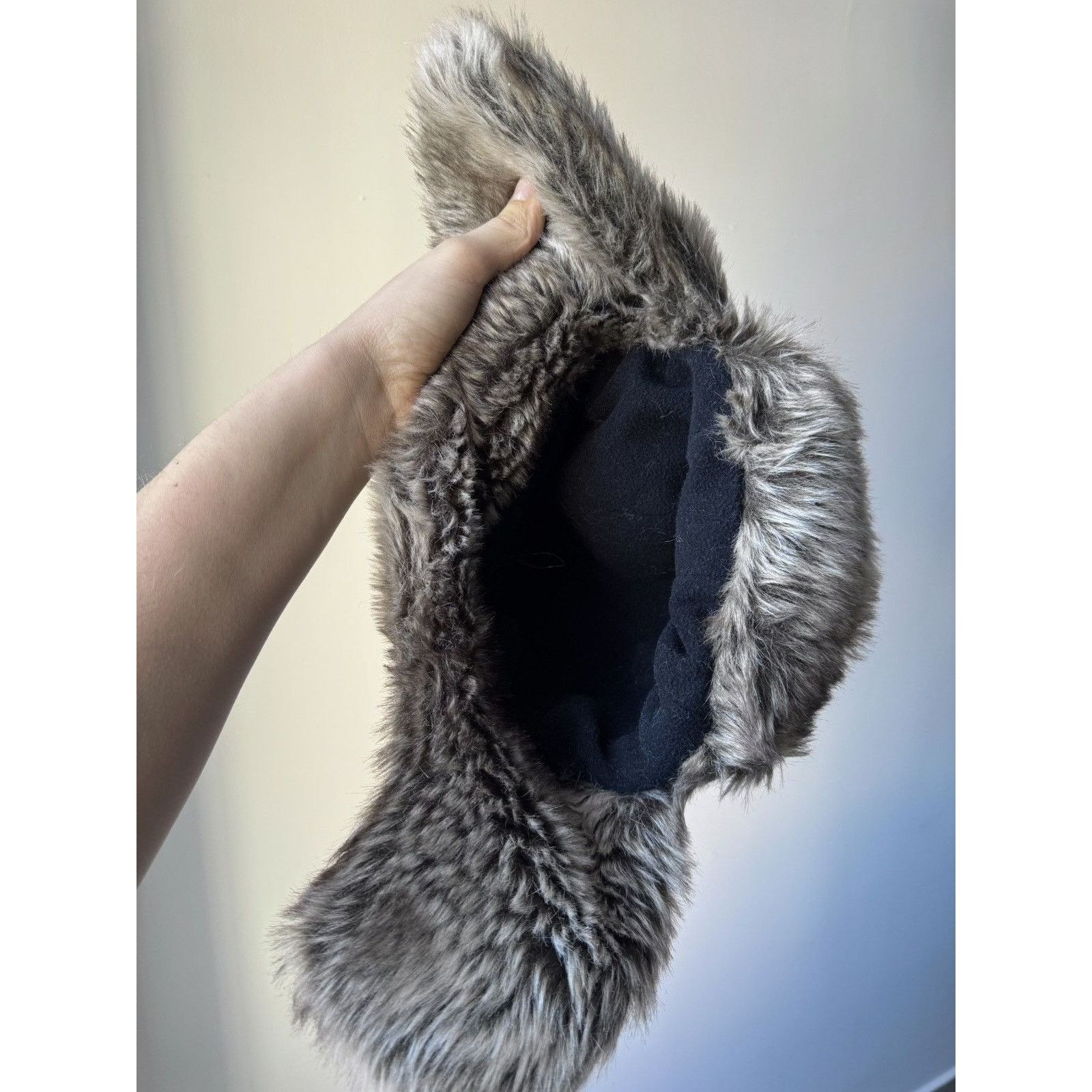 Japanese Brand × Vintage Crazy Y2k Mohair Fuzzy Hat Ushanka Punk Winter Size ONE SIZE - 4 Thumbnail
