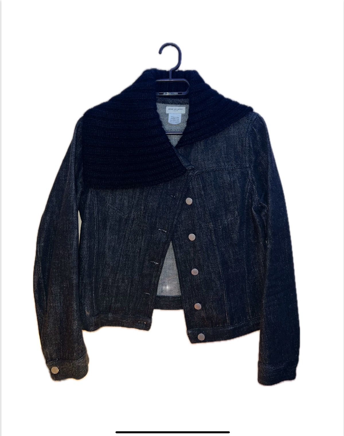 Dries Van Noten Button up collar w asymmetrical collar. Fits like small-med Size XS / US 0-2 / IT 36-38 - 1 Thumbnail