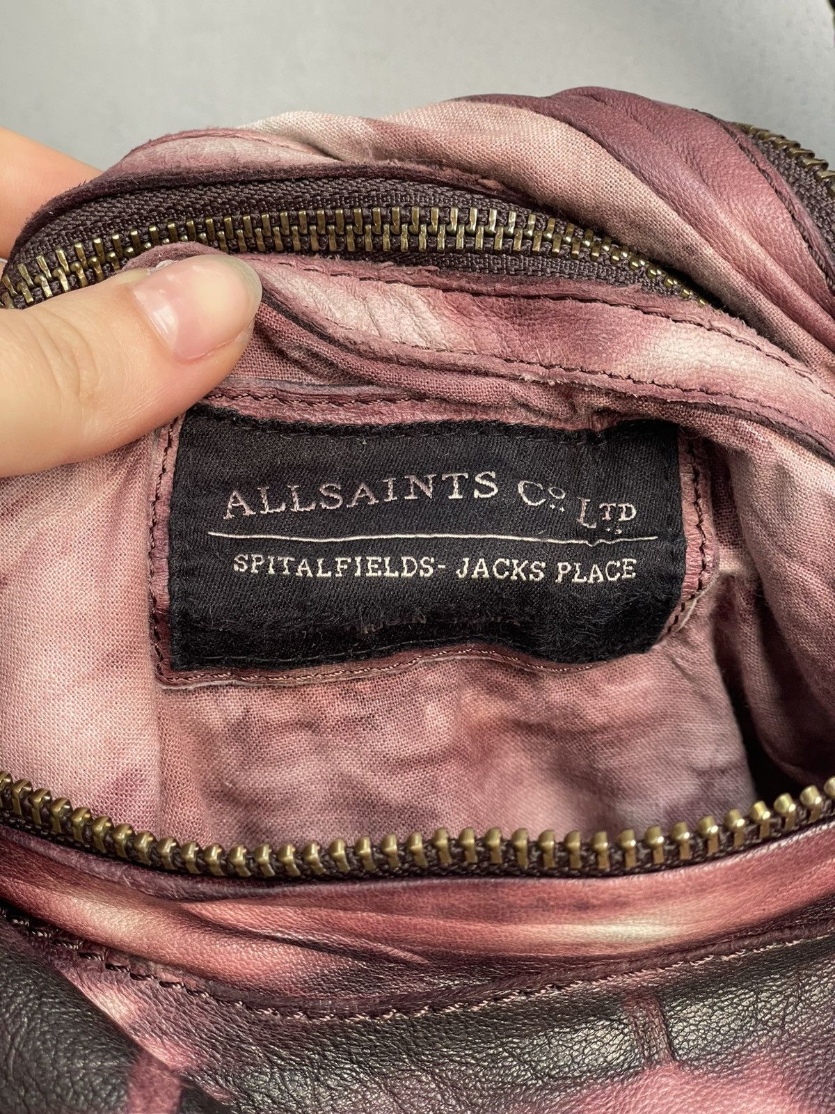 Allsaints Rare multipocket all saints leather Kmrii style bag Size ONE SIZE - 8 Thumbnail