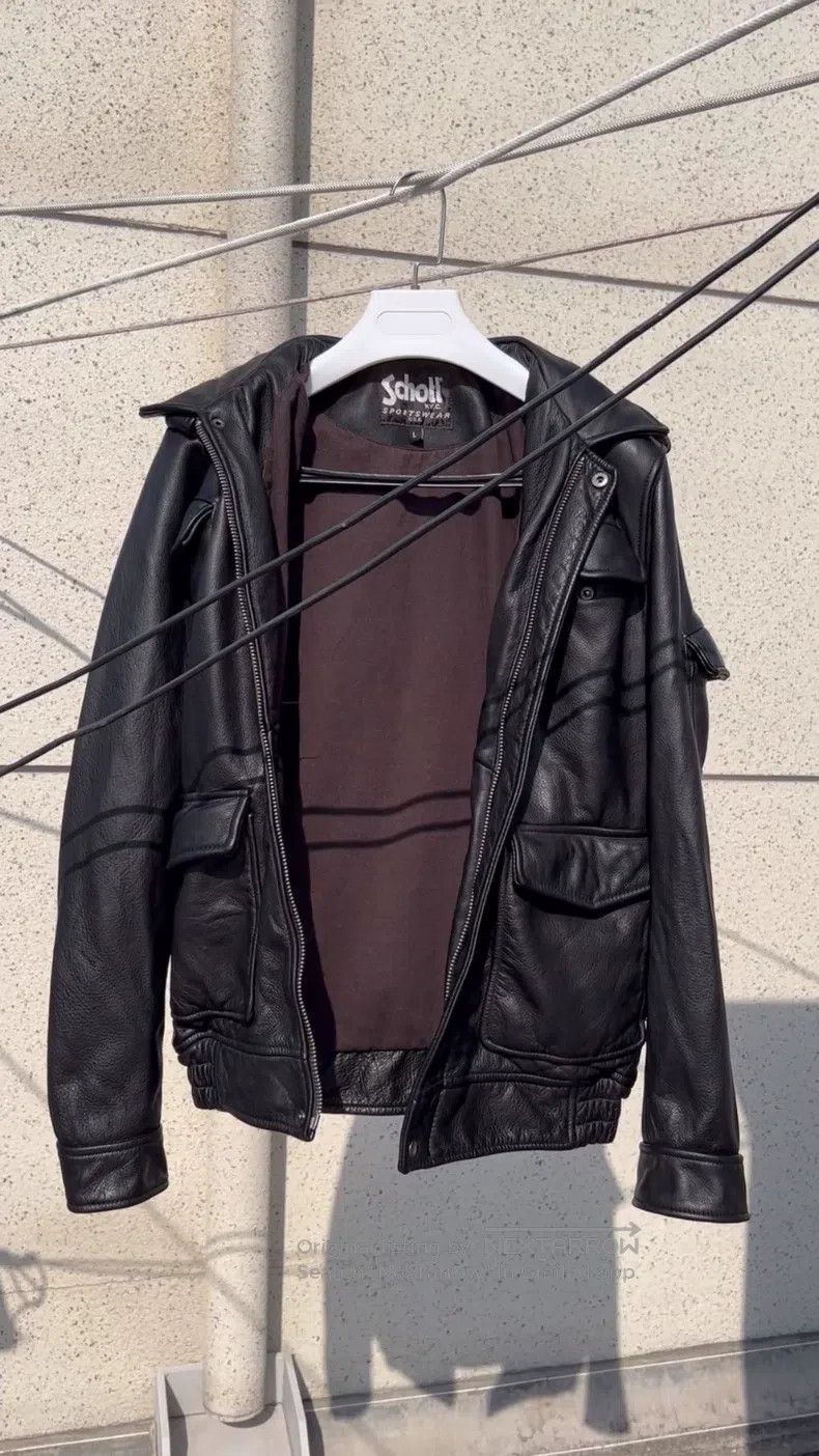 Schott Schott G1 leather jacket, flight jacket Size US L / EU 52-54 / 3 - 1 Thumbnail