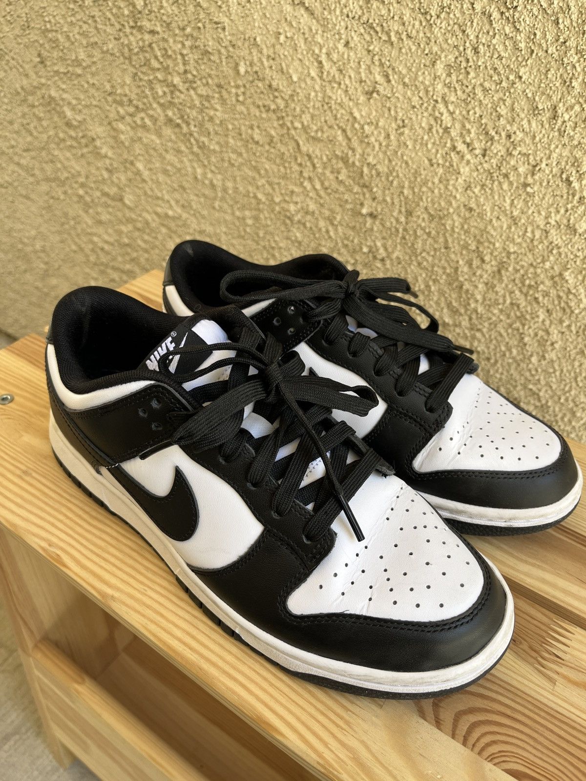 Nike Nike Dunk Low Retro White Black Panda Mens6.5 Size US 6.5 / EU 39-40 - 8 Thumbnail