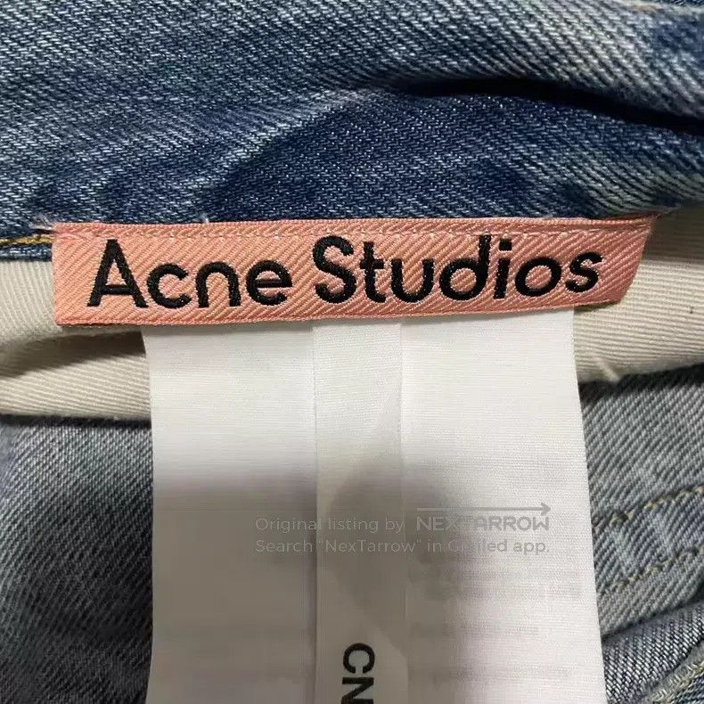 Acne Studios Acne Studios 25SS 2021M Washed Blue Splatter Denim Pants Size US 30 / EU 46 - 3 Thumbnail