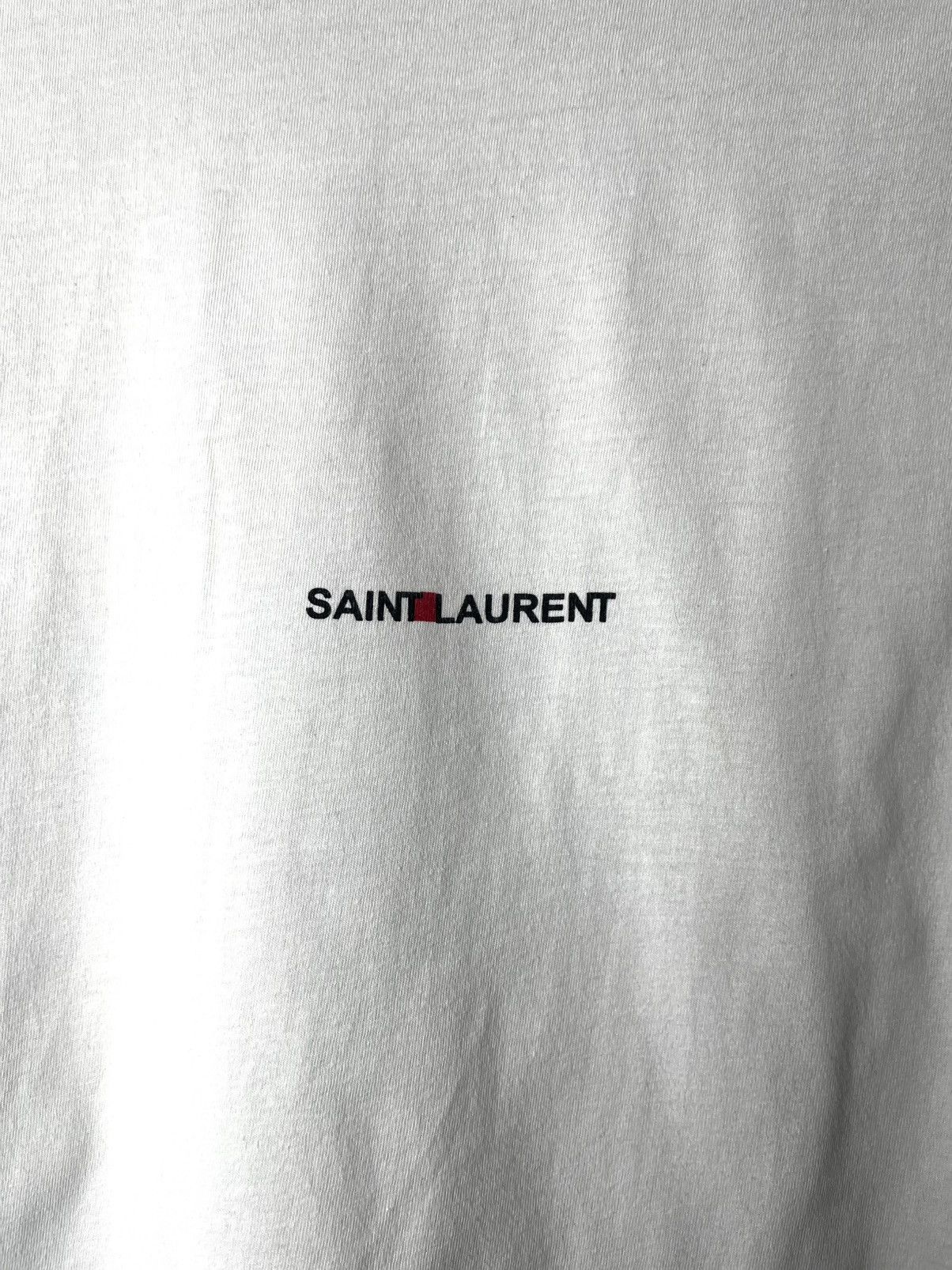 Vintage Vintage Saint Lauren Rive Gauche T Shirt Size S / US 4 / IT 40 - 2 Thumbnail