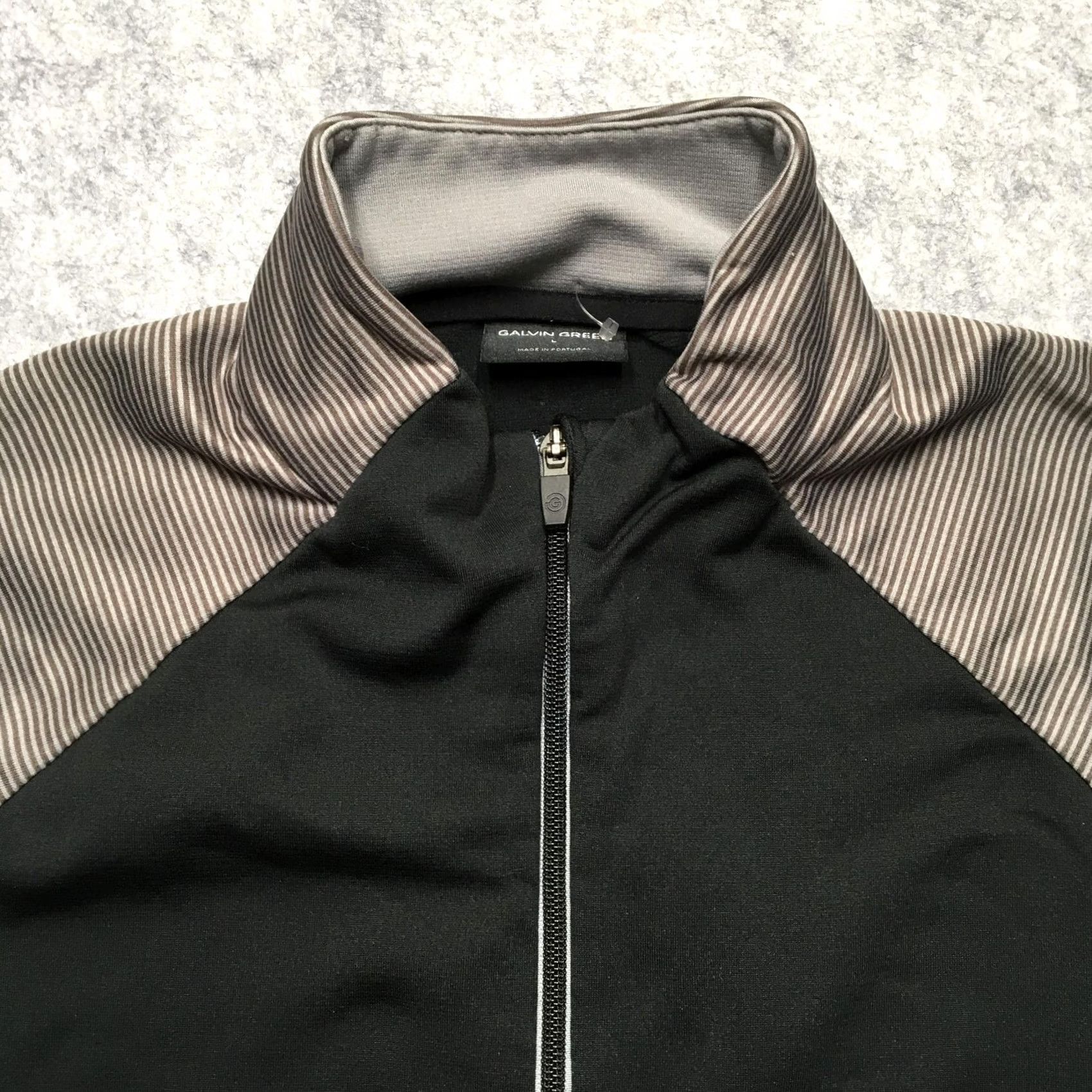 Galvin Green Galvin Green Jacket Mens L Black Full Zip Mock Neck Golf Soft Shell Stretch Lightweight Pockets Zipped Pockets Size US L / EU 52-54 / 3 - 5 Thumbnail
