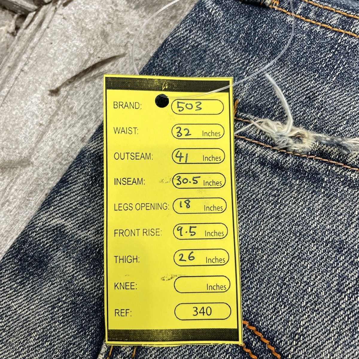 Levi's Vintage Classic Levis 503 Distressed Jeans wc 340 Size US 32 / EU 48 - 10 Thumbnail